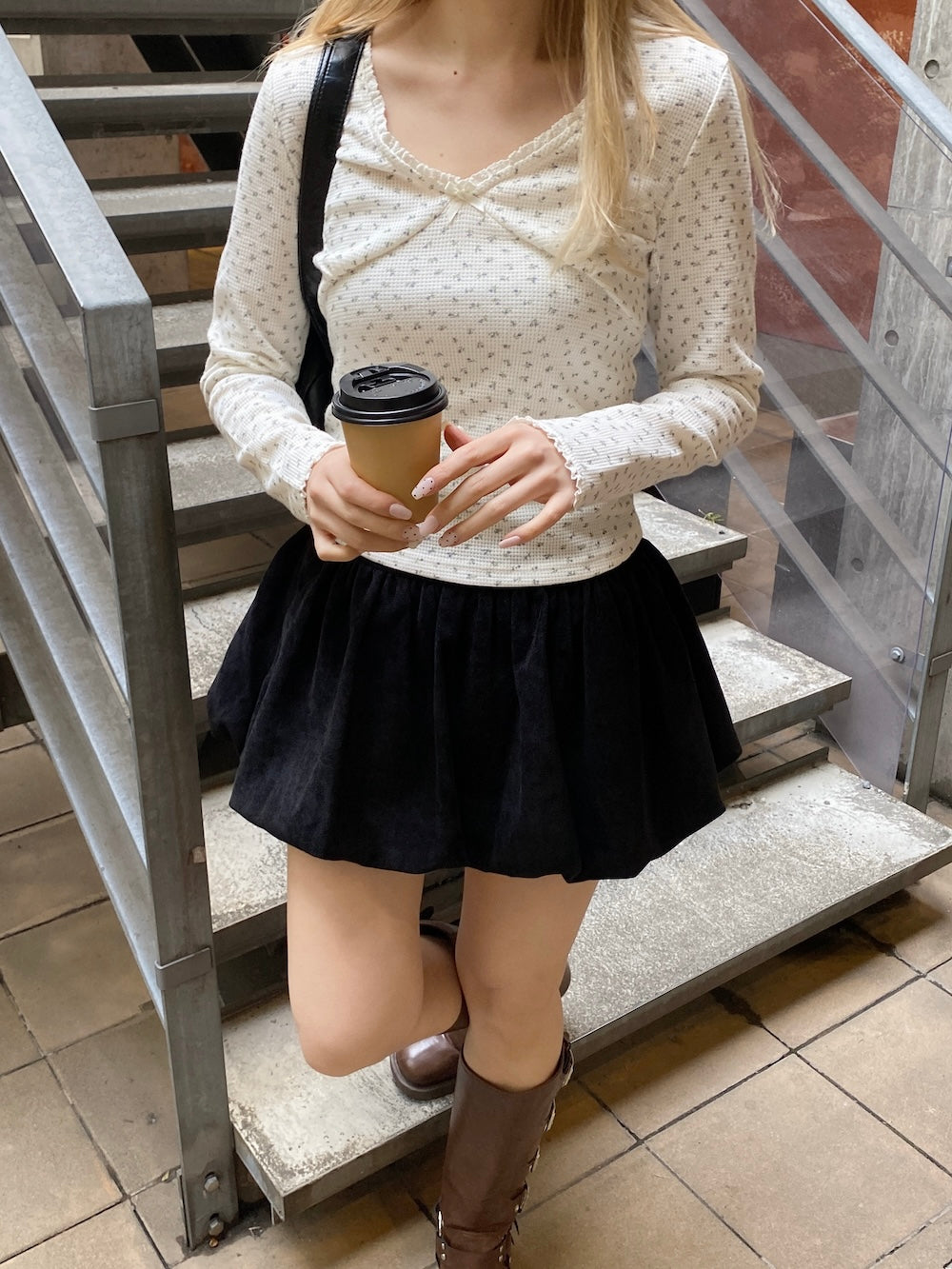 <SL2244659> コーデュロイバルーンスカート