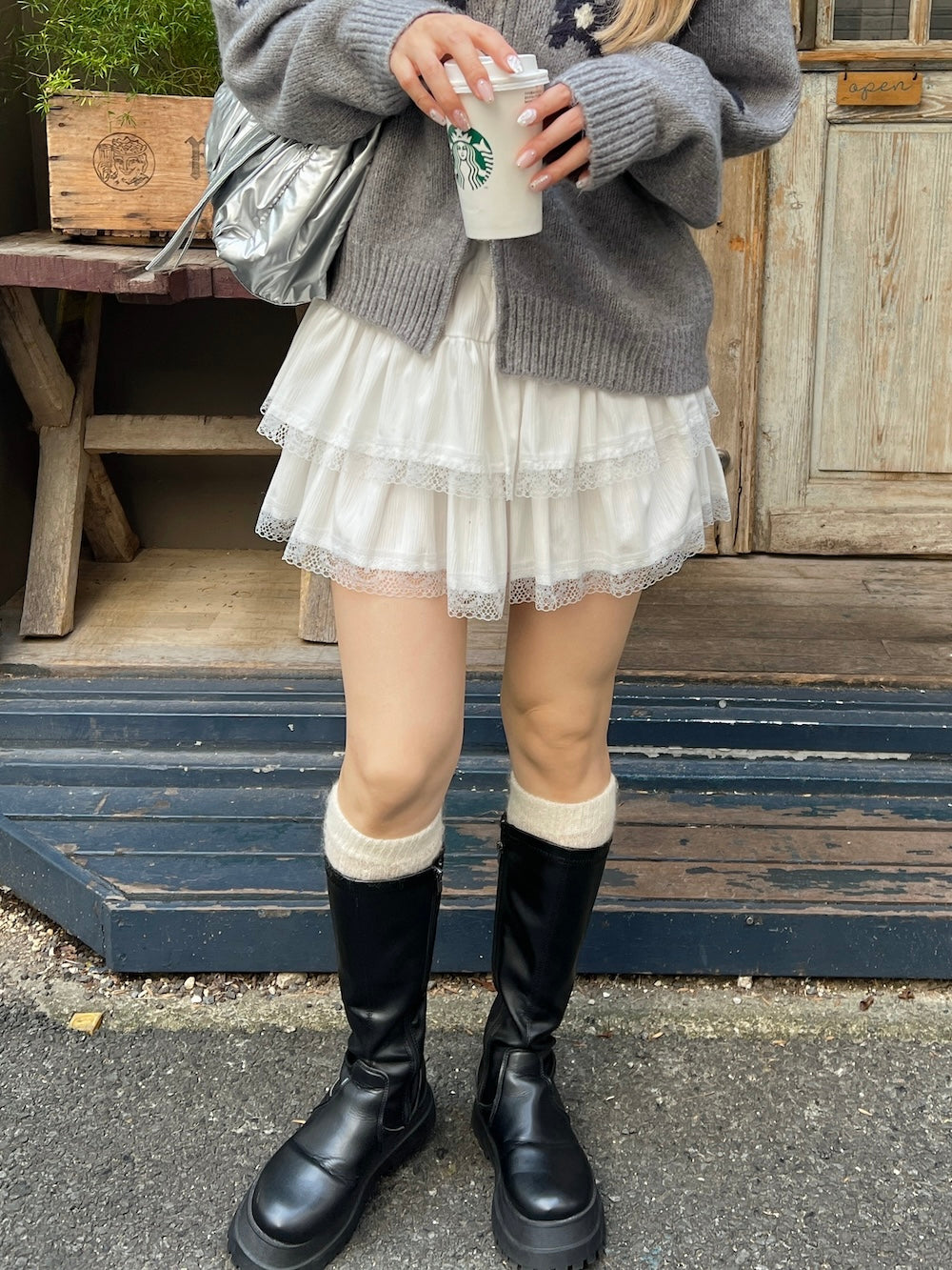 <SL2243626> フリルカンカンミニスカート