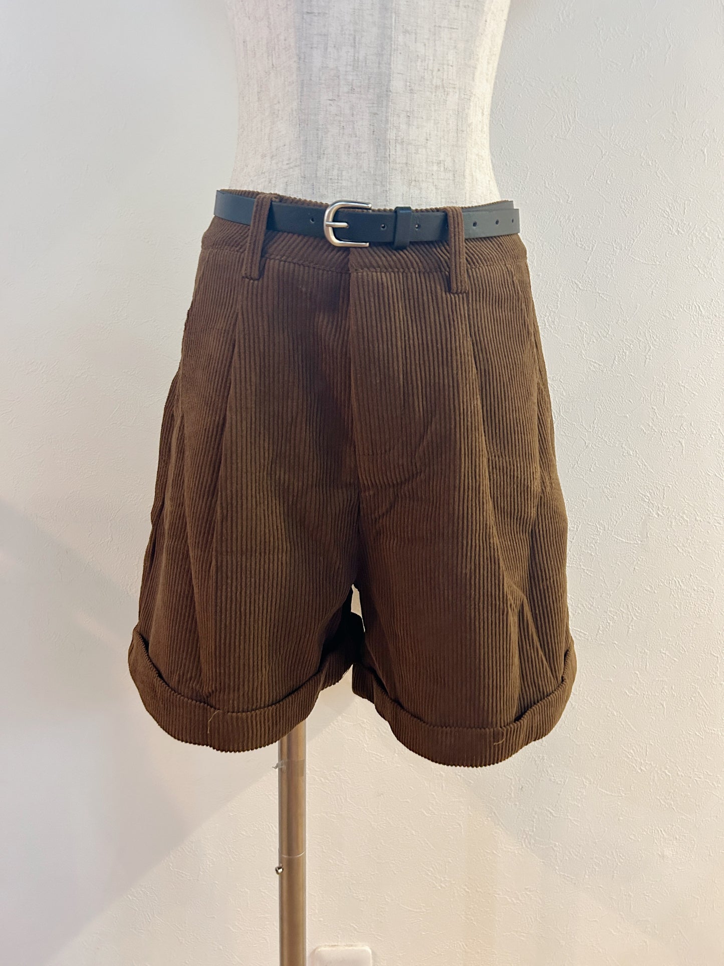 <ME2234004> ベルト付コーデュロイパンツ