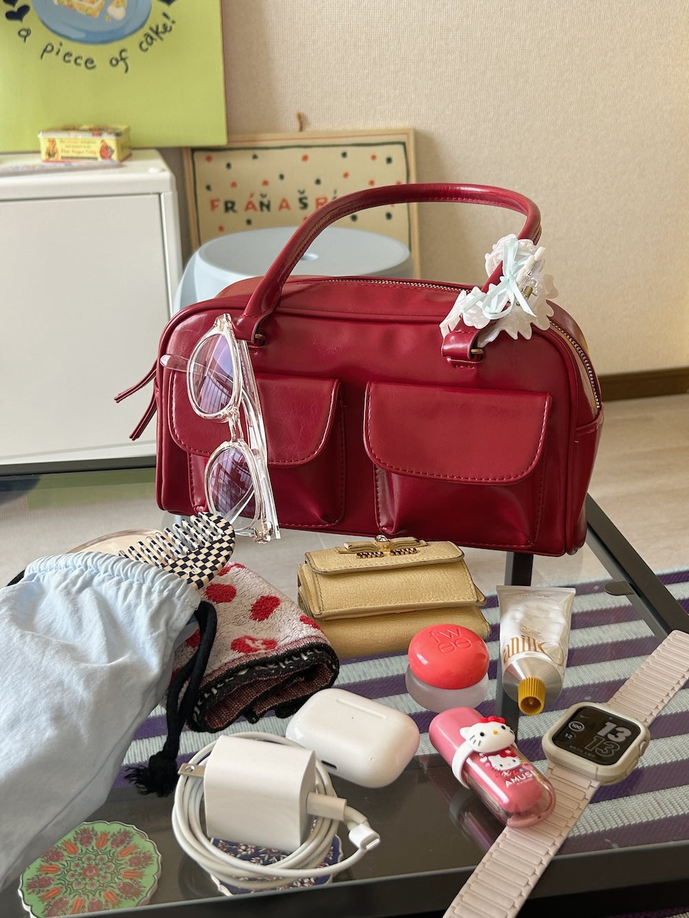 <SL1243601> ダブルポケットボストンバッグ