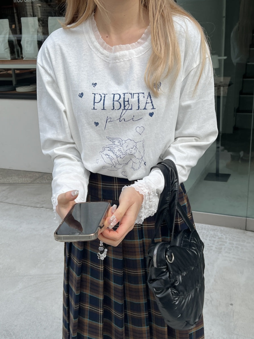 <SL2244654> レースヘムエンジェルロンT