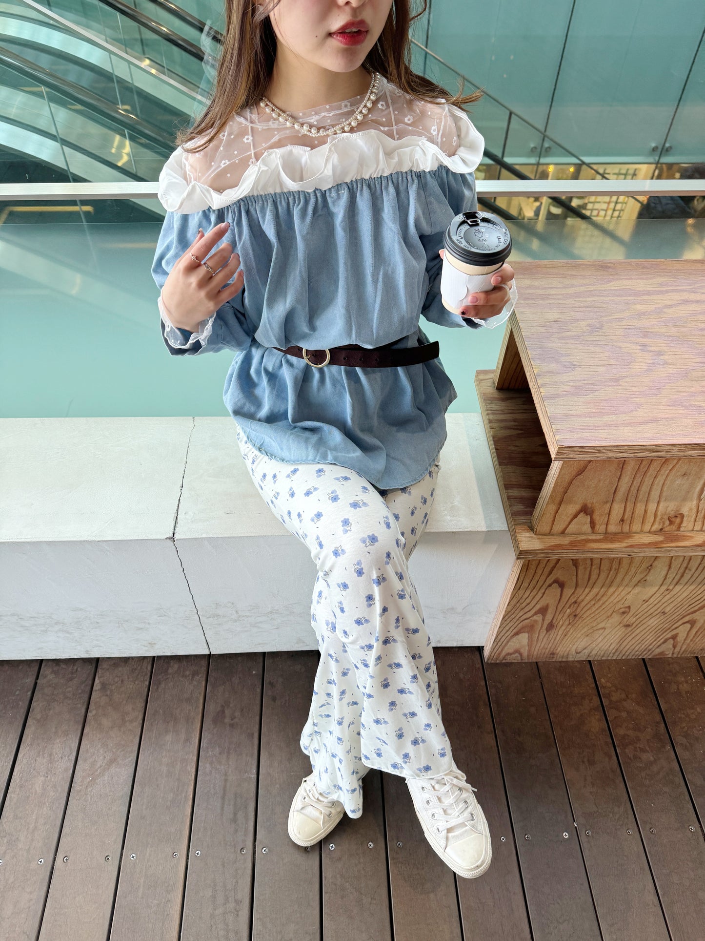 <SL2234655> フラワーシアートップス