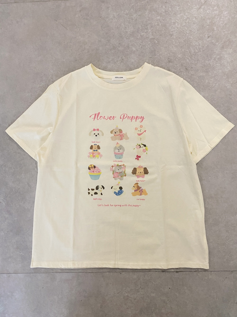 <SL2252609> Flower dog T