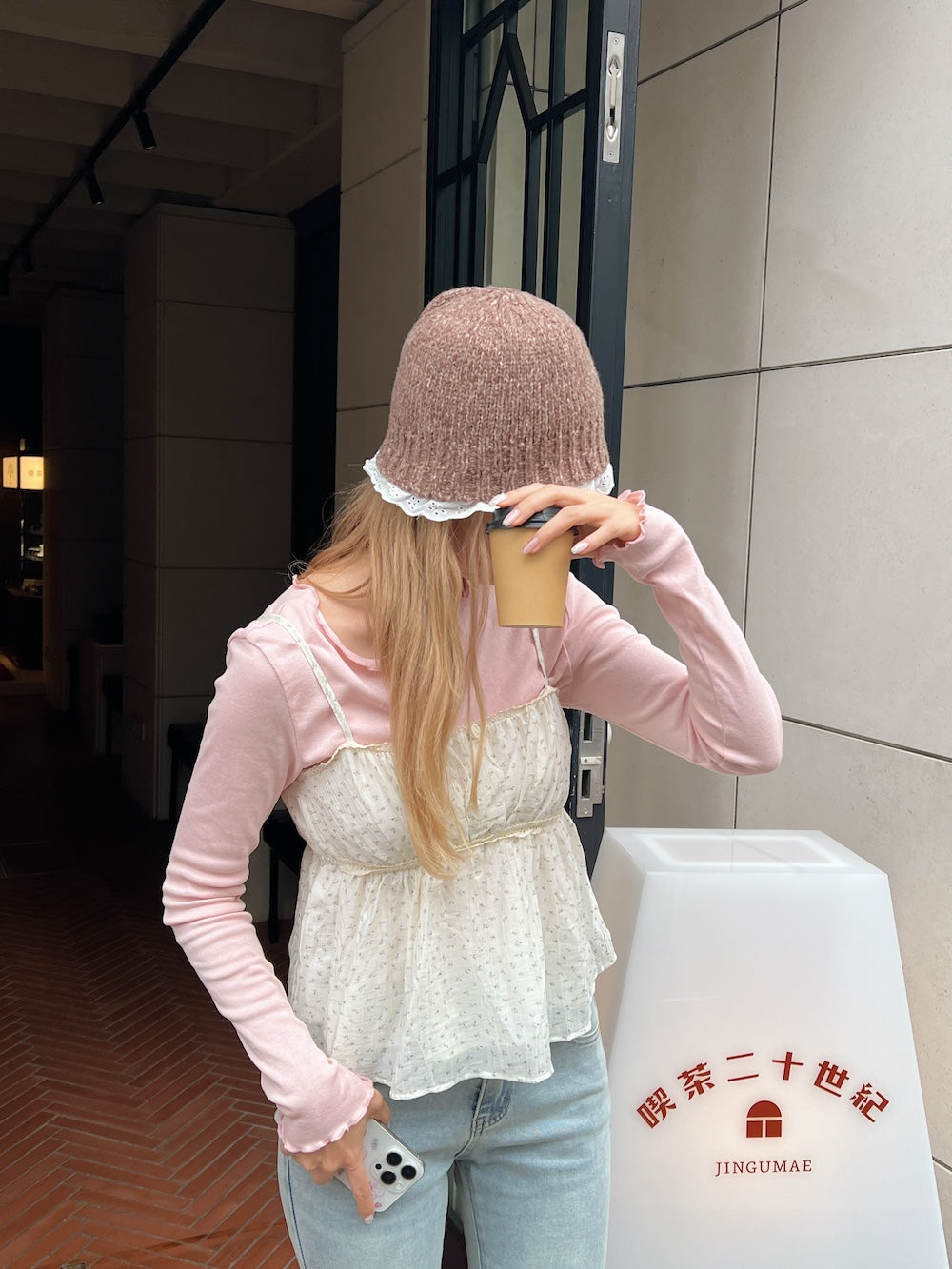 <SL5243601> フリルヘムバケットハット