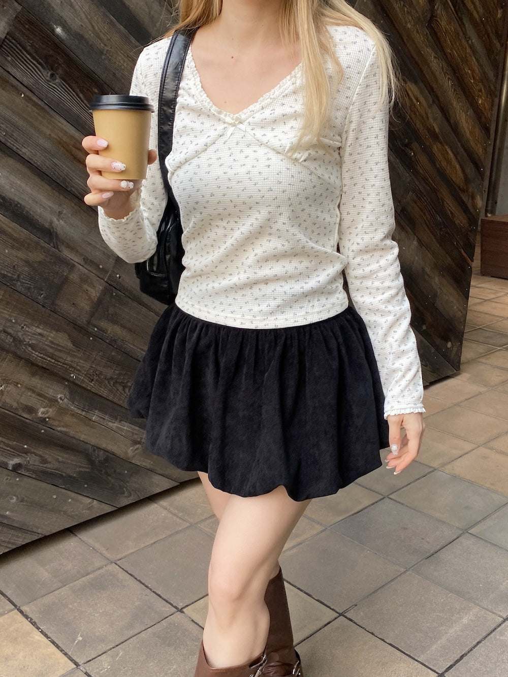 <SL2244659> コーデュロイバルーンスカート