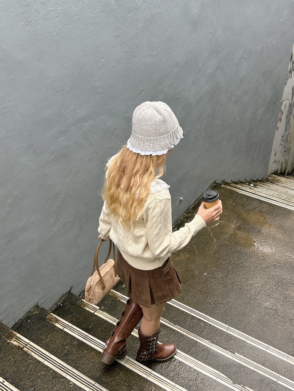 <SL2243641> romantic lace point cardigan