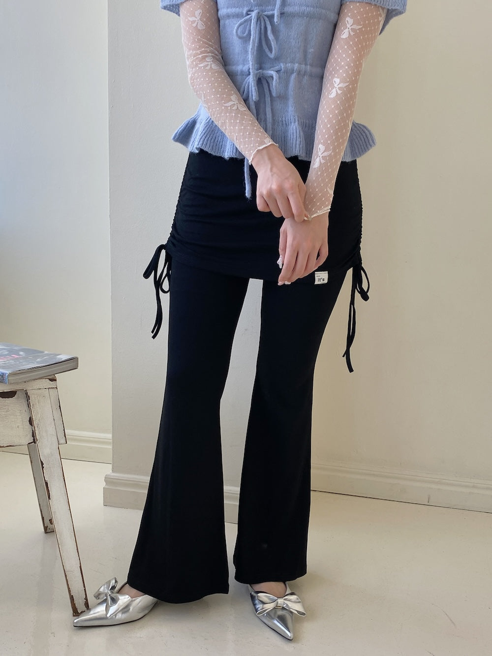 <SL2251638> レイヤードストレートパンツ