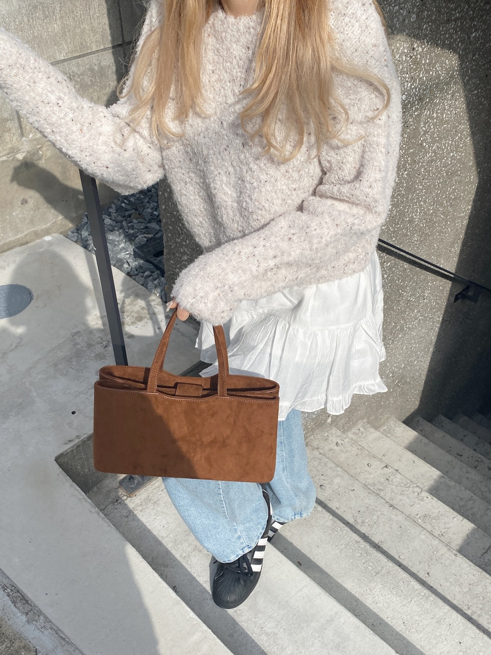 <SL2244642> マーブルチョコレートニット