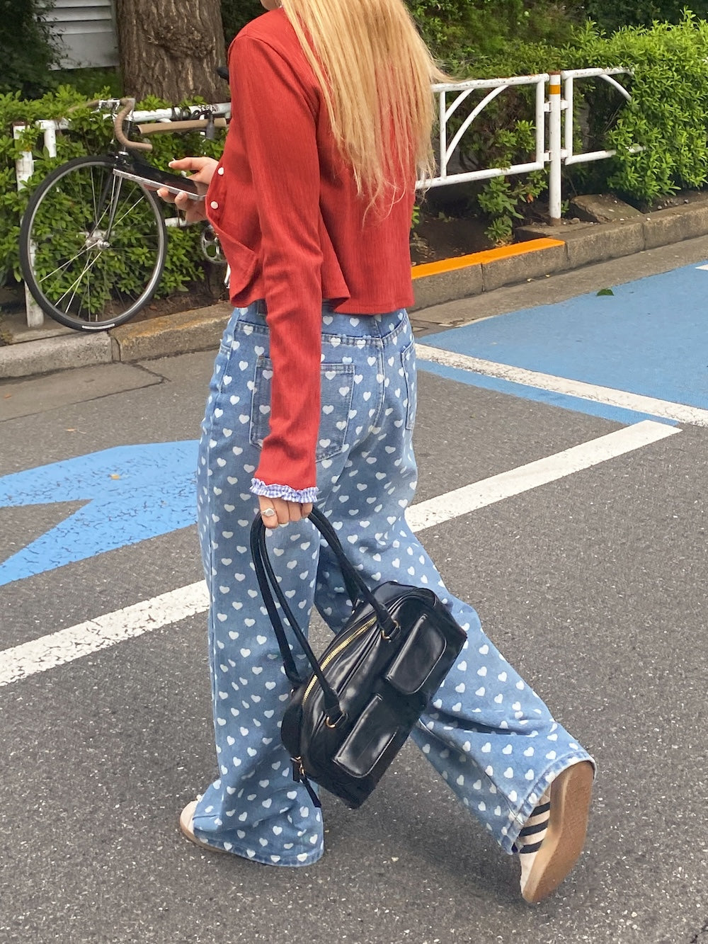 <SL2243676> check hem point cardigan