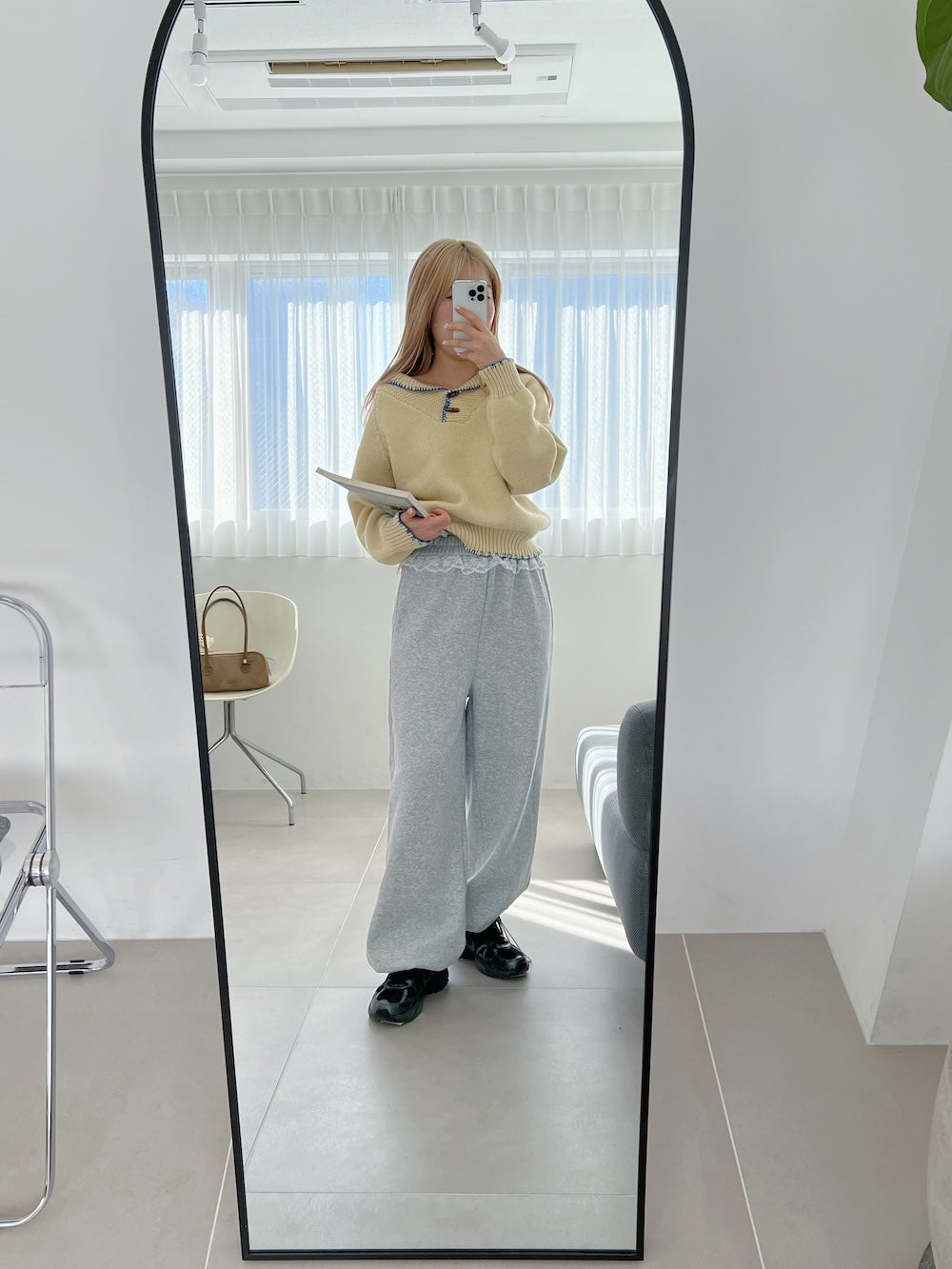 <SL2244647> パイピングコージーBIGニット