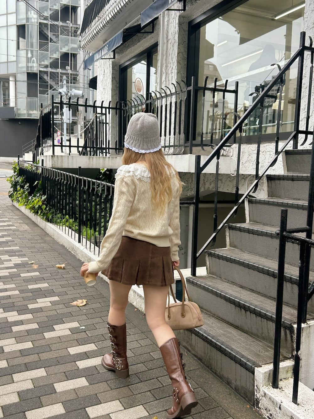 <SL5243601> フリルヘムバケットハット