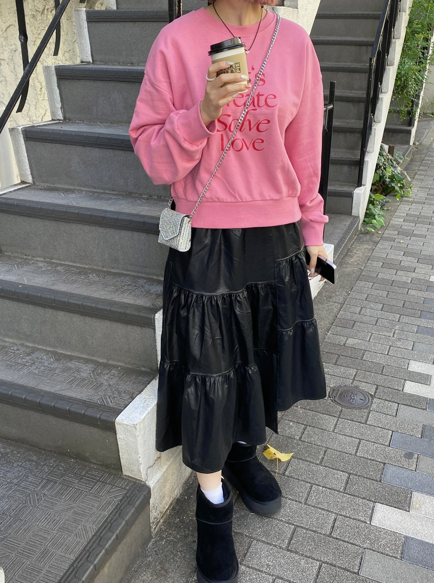 <SL2233689> レトロレタリングスウェット