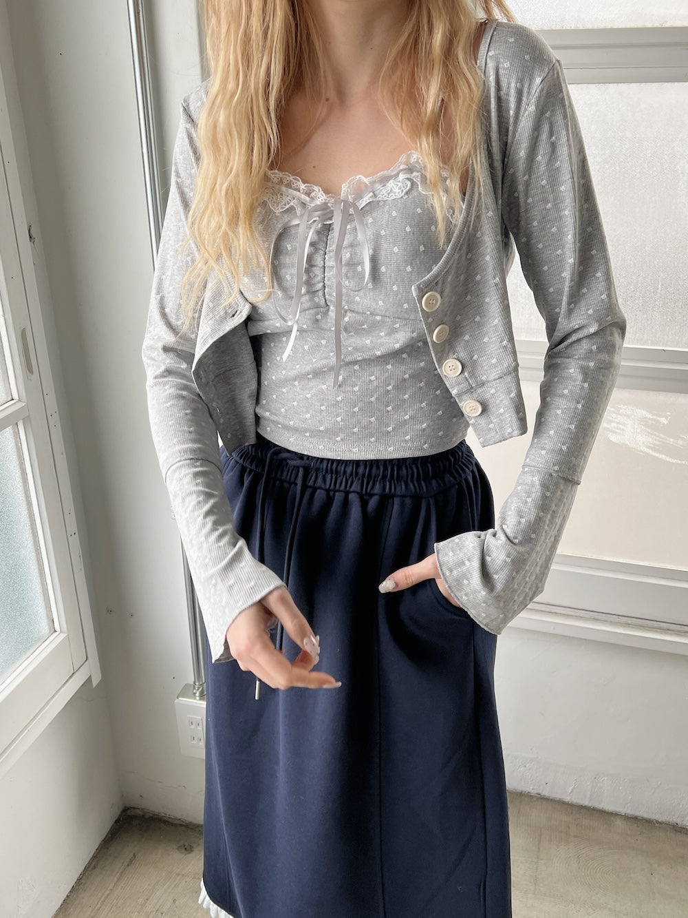 <SL2251643> パッド付きベアデザインアンサンブル