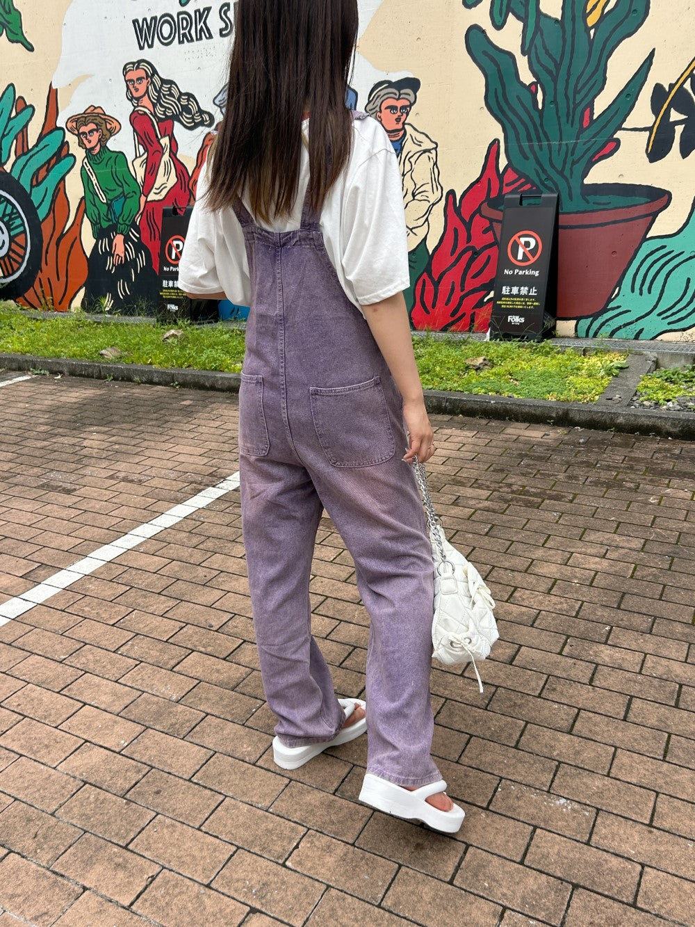 <SL2242644> ハートポケットサロペット