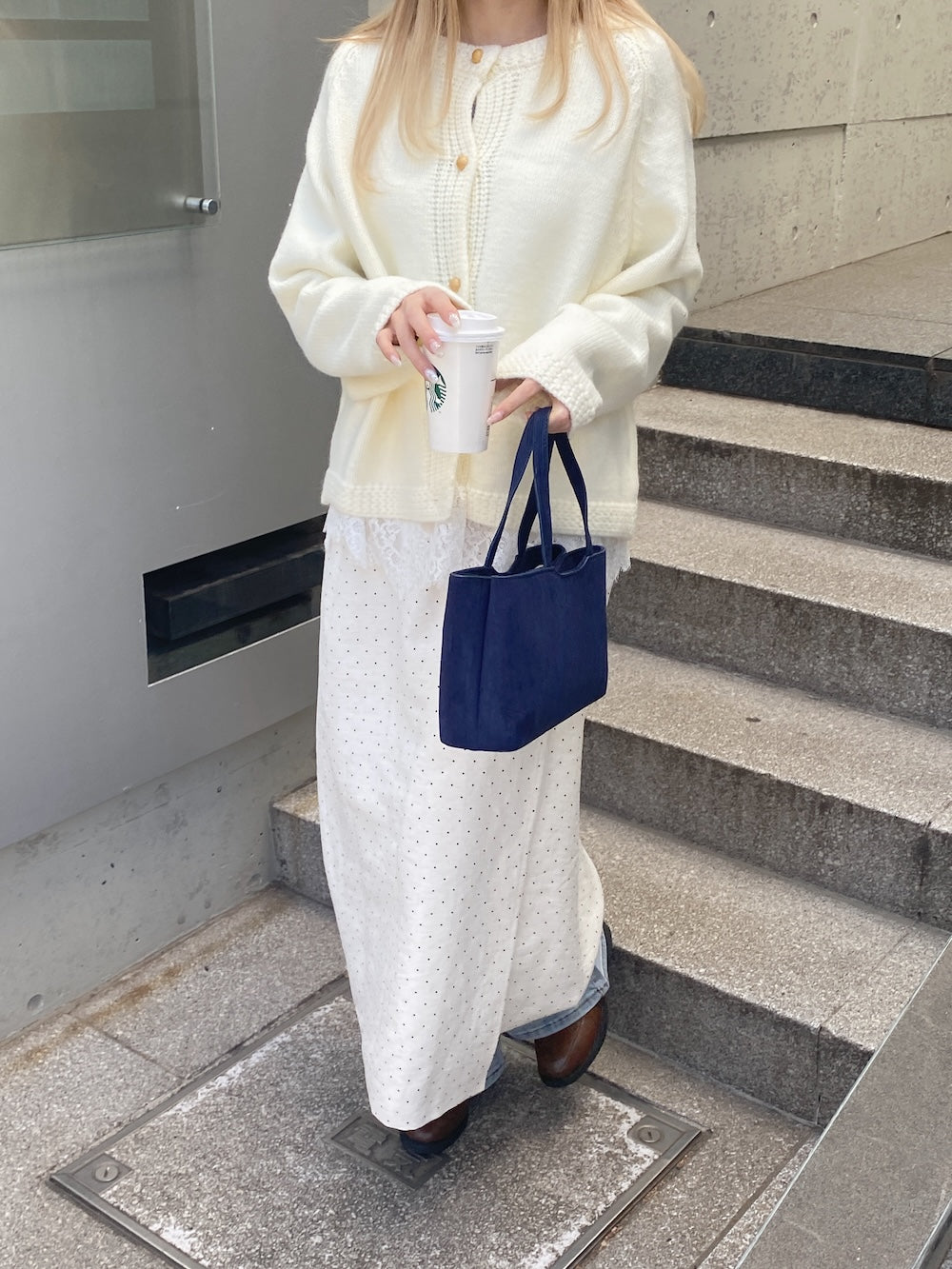 <SL2244641> ラウンドネックニットカーディガン