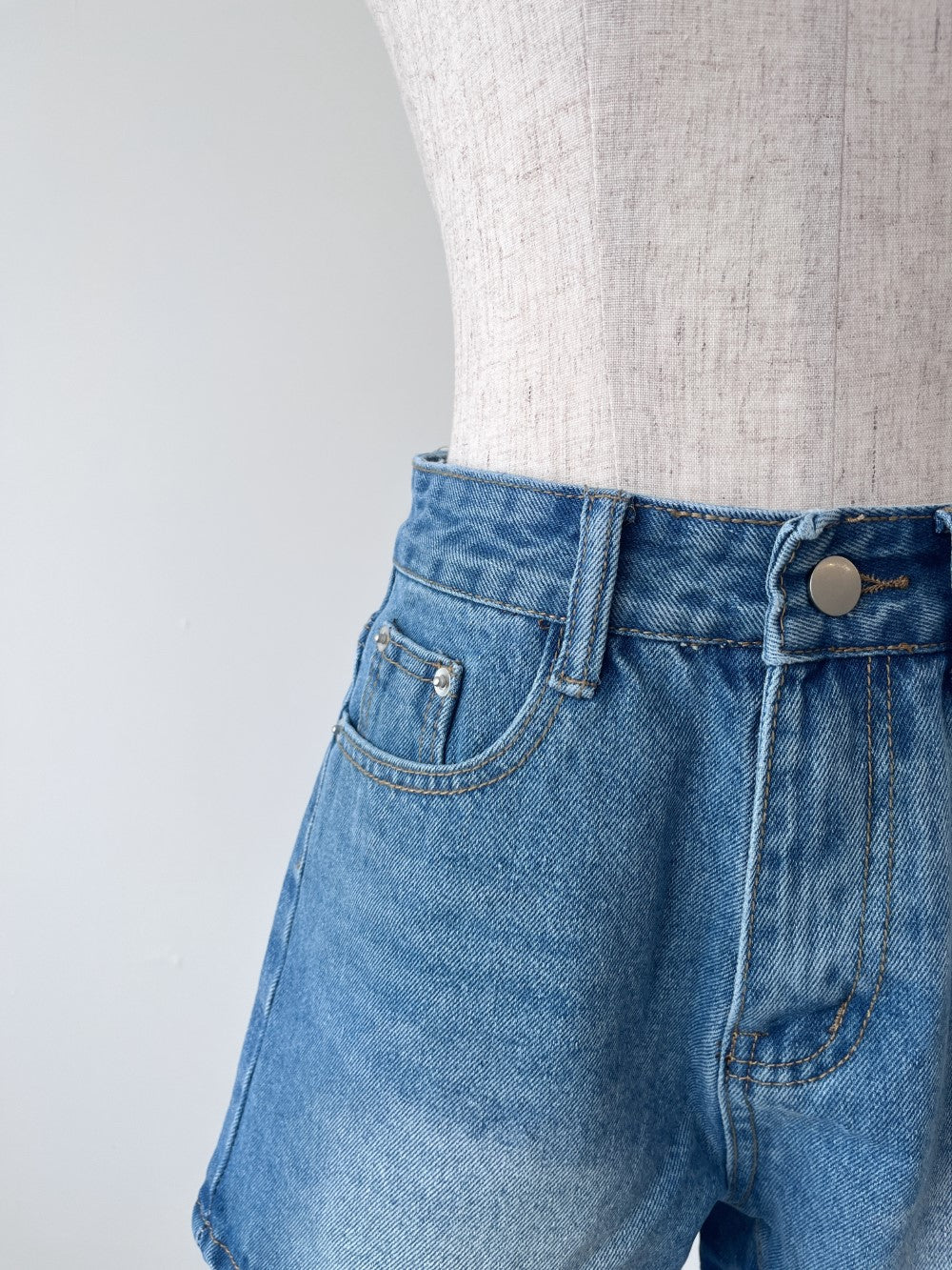 <RN2242016> リボンデニムショートパンツ