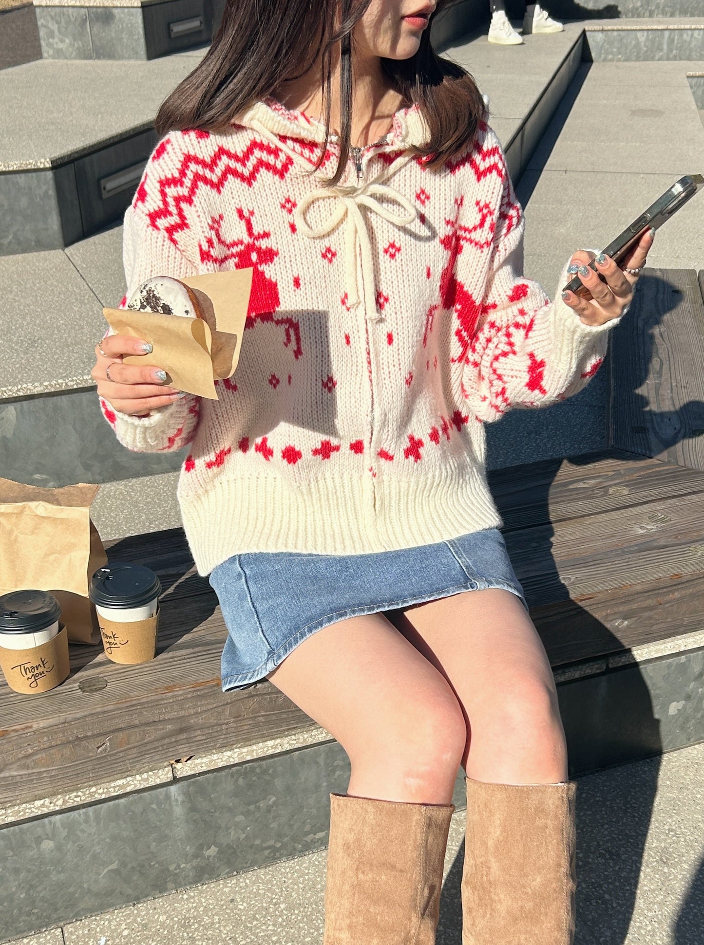 <SL2234621> ノルディックカーディガン