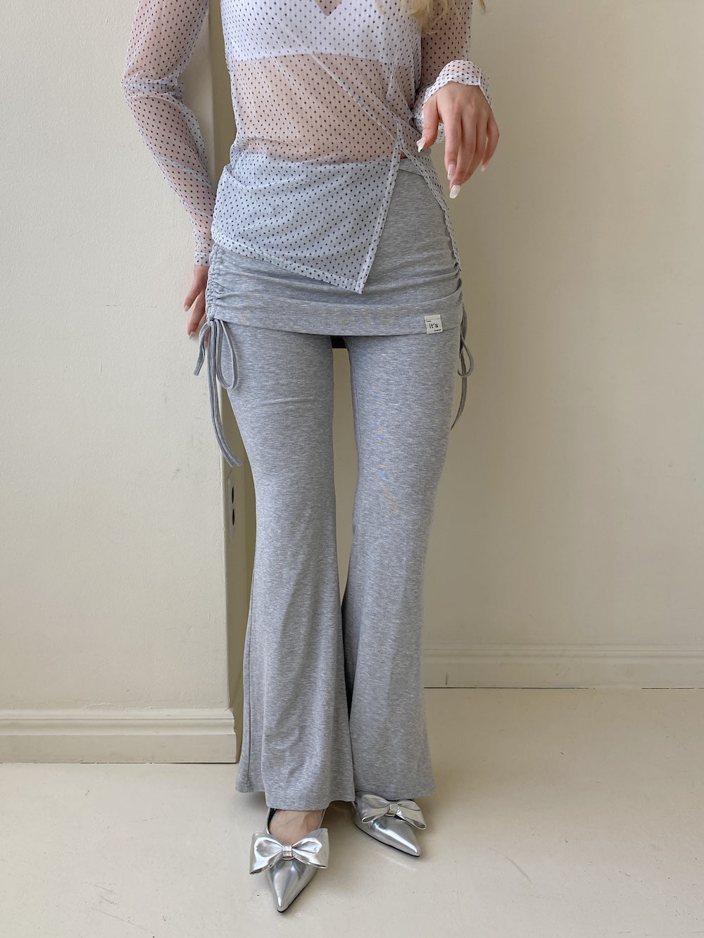 <SL2251638> レイヤードストレートパンツ