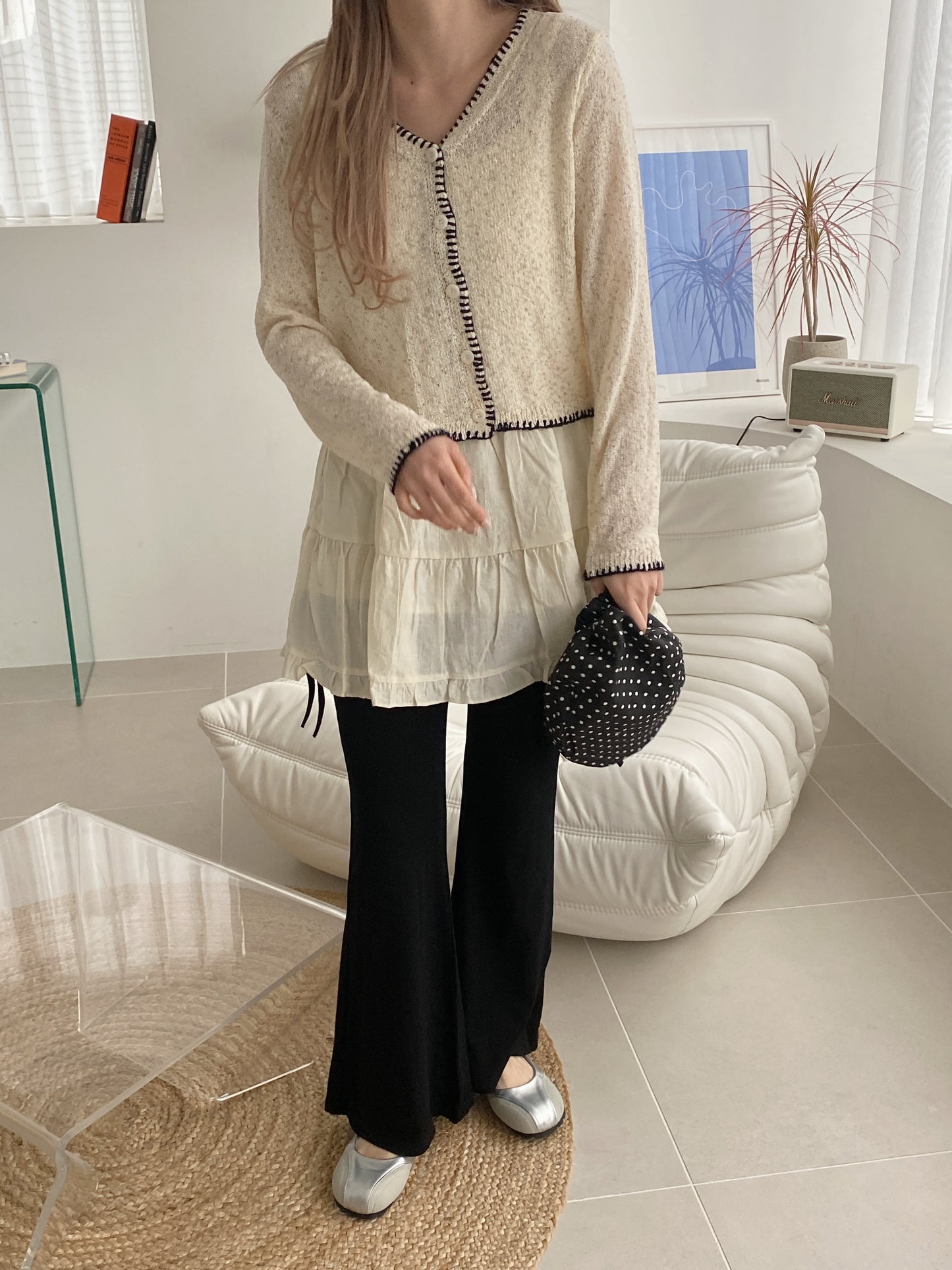 <SL2251638> レイヤードストレートパンツ