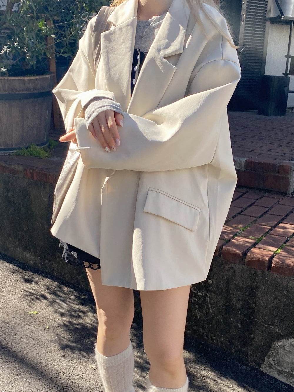 <SL2251630> ダブルポケットスプリングジャケット