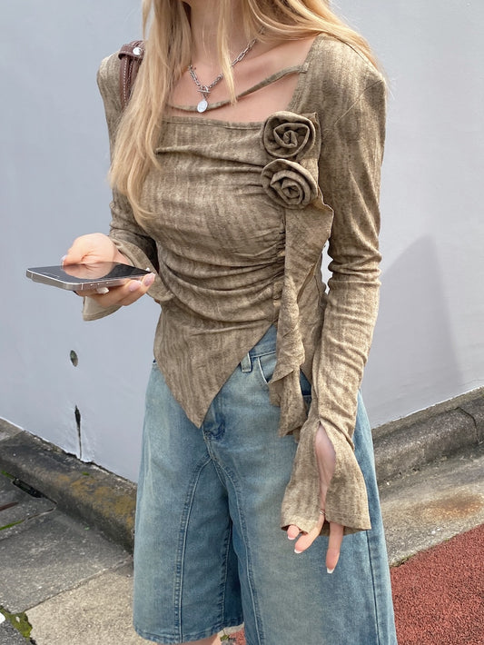 <SL2243683> y2k rose point tops