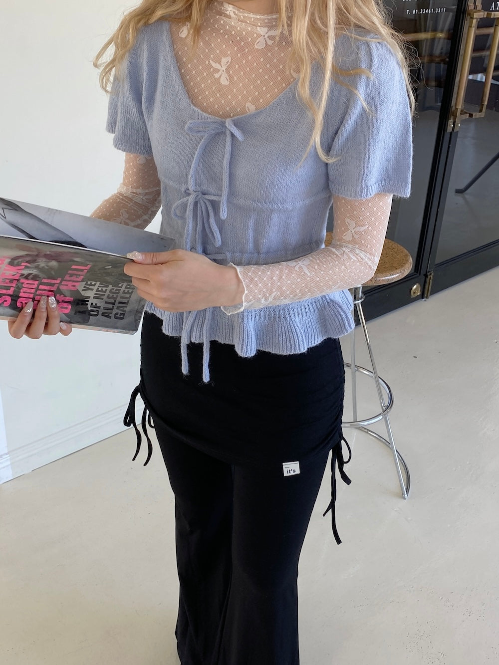 <SL2251638> レイヤードストレートパンツ