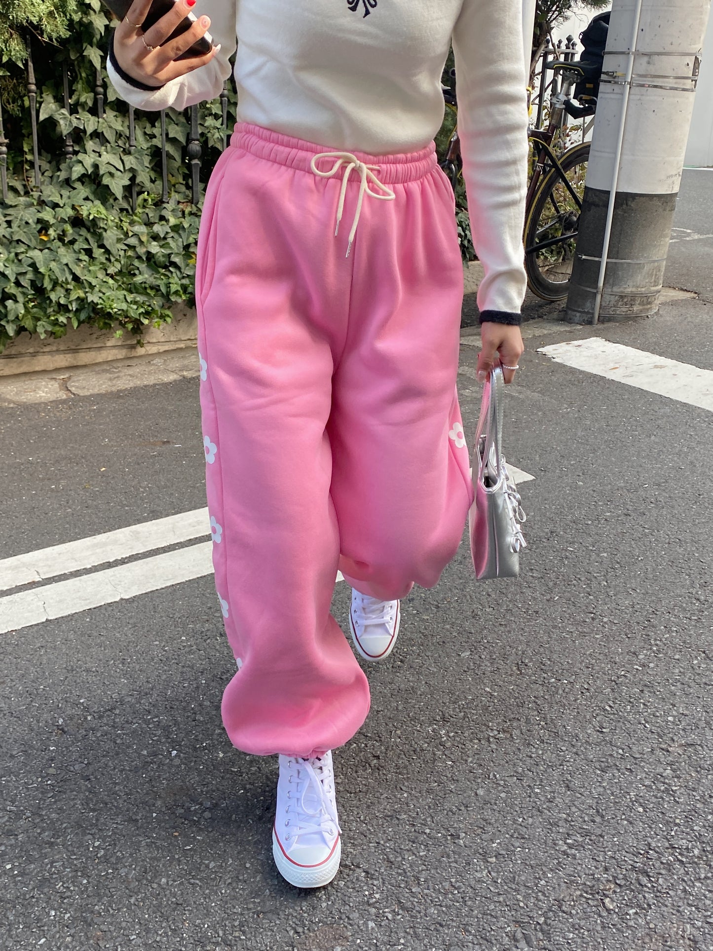 <SL2234633> フラワージョガーパンツ