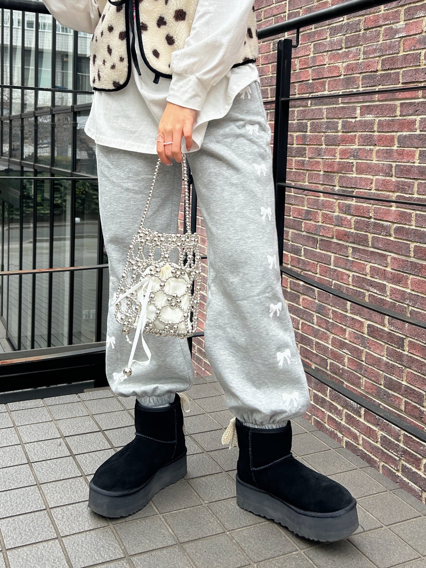<SL1234604> 2wayビーズバッグ