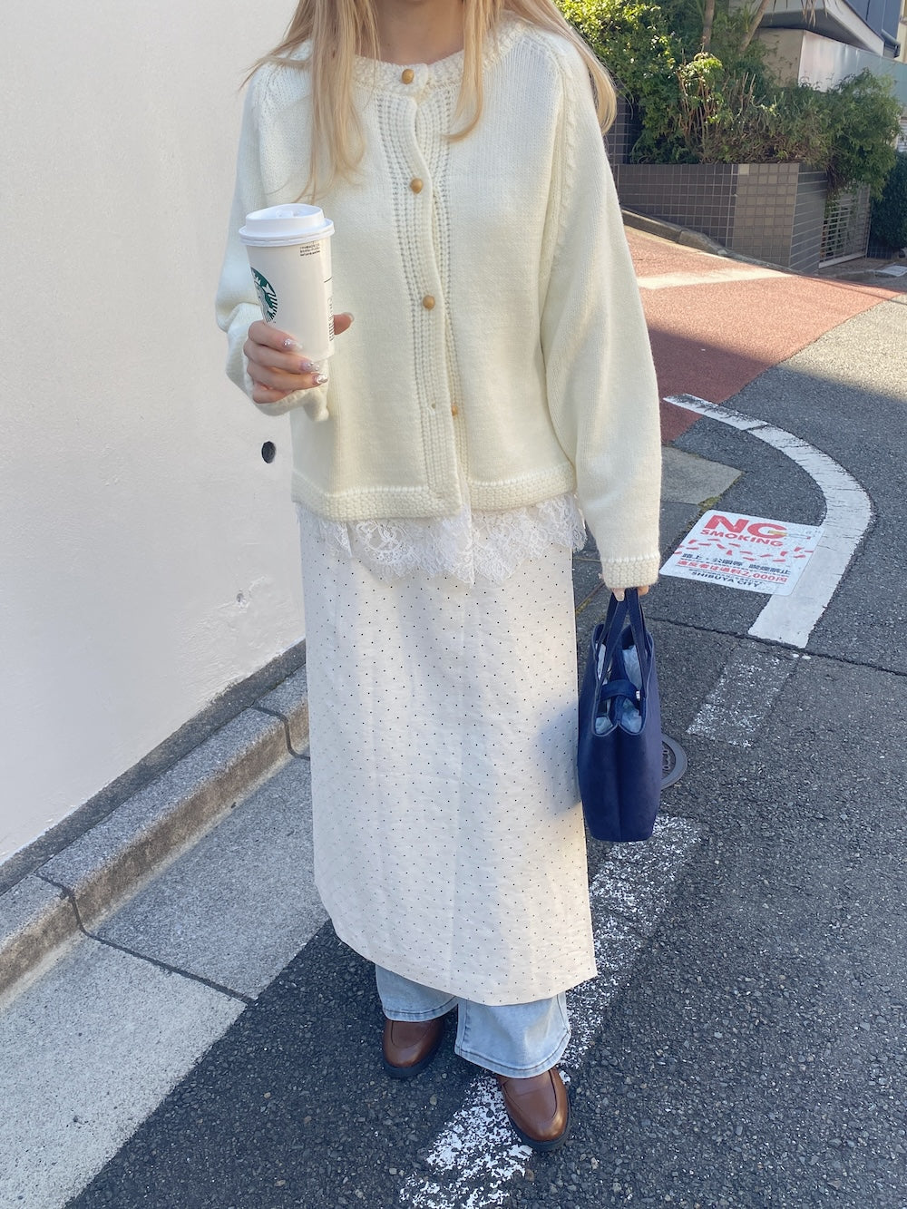 <SL2244641> ラウンドネックニットカーディガン