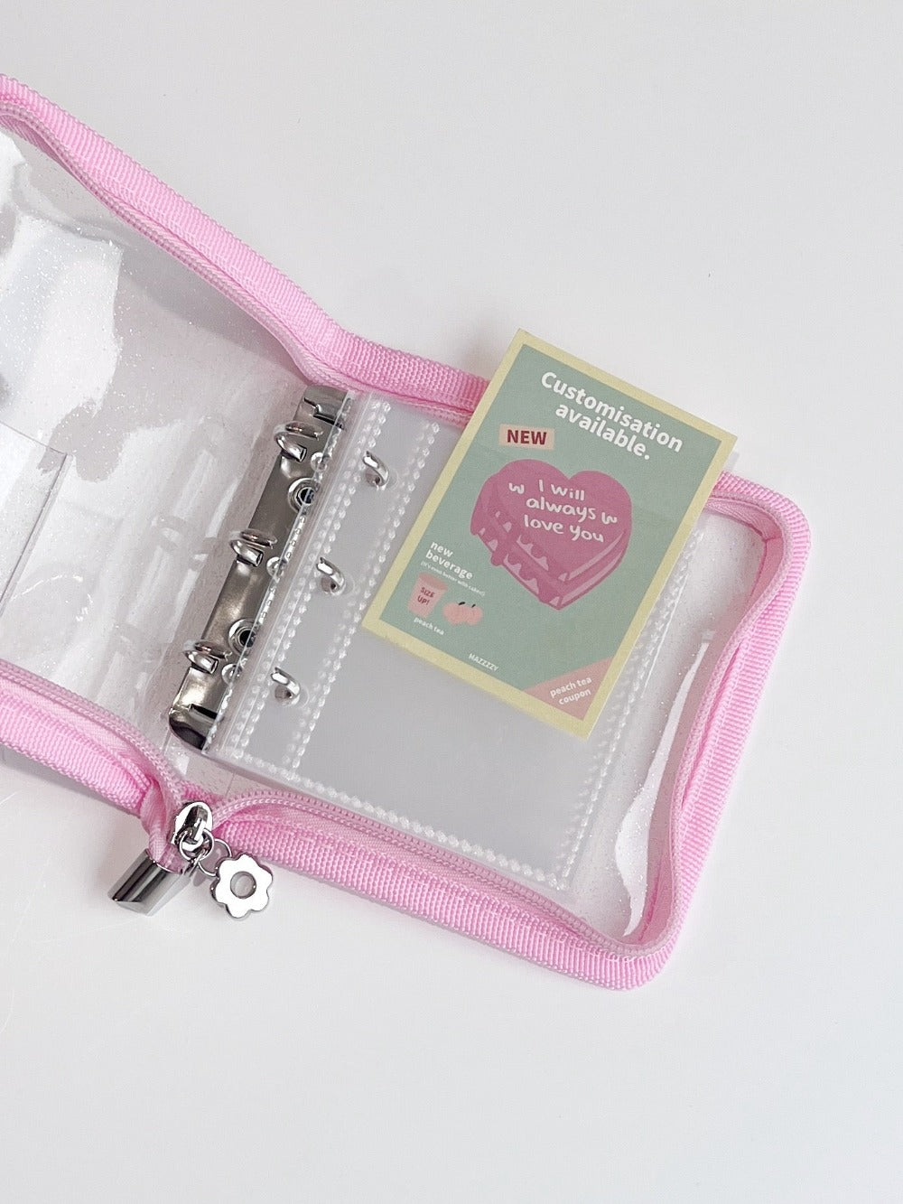 <WO4241609> 6色クリアラメカードホルダー(A8)