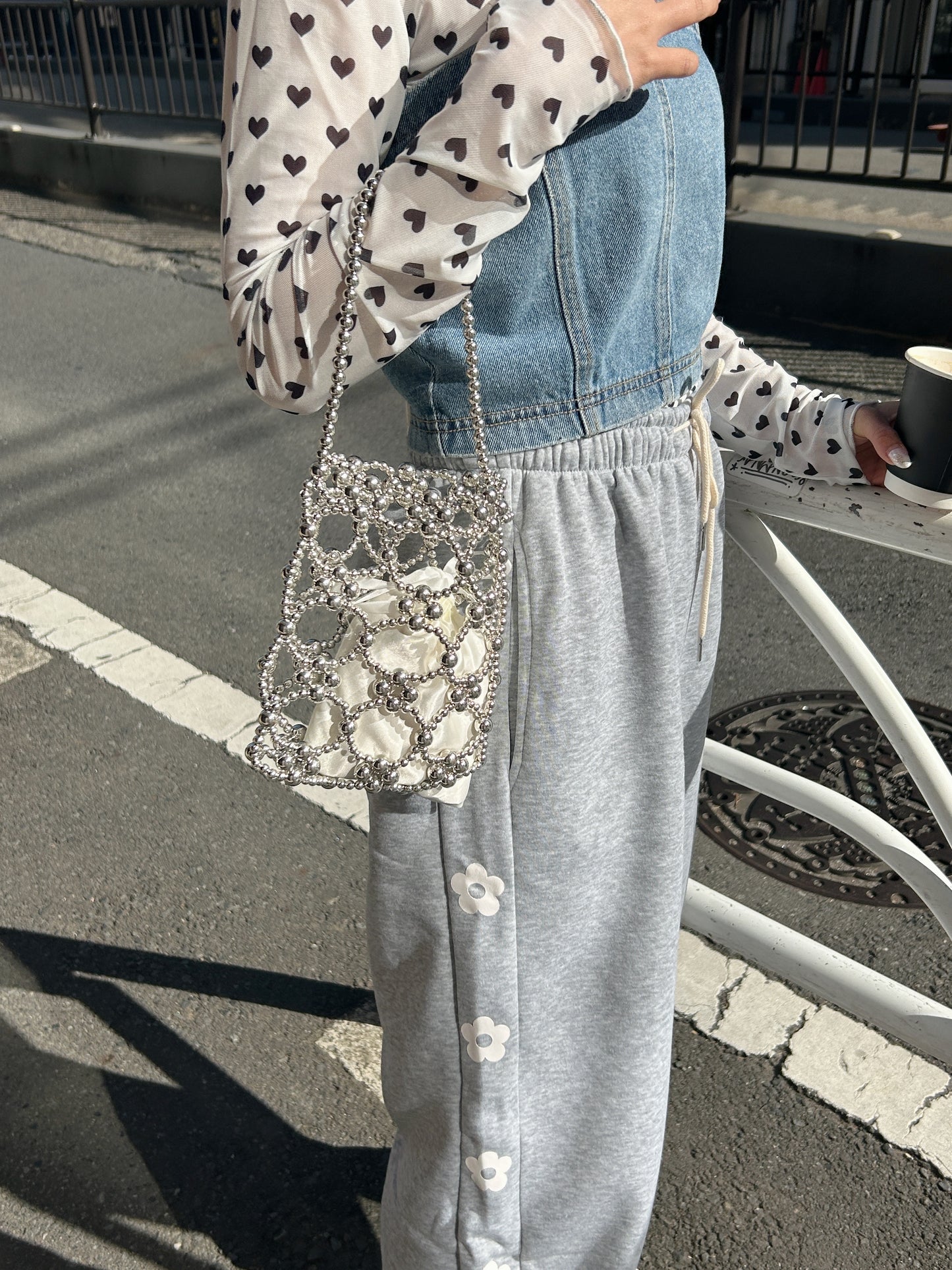 <SL1234604> 2wayビーズバッグ