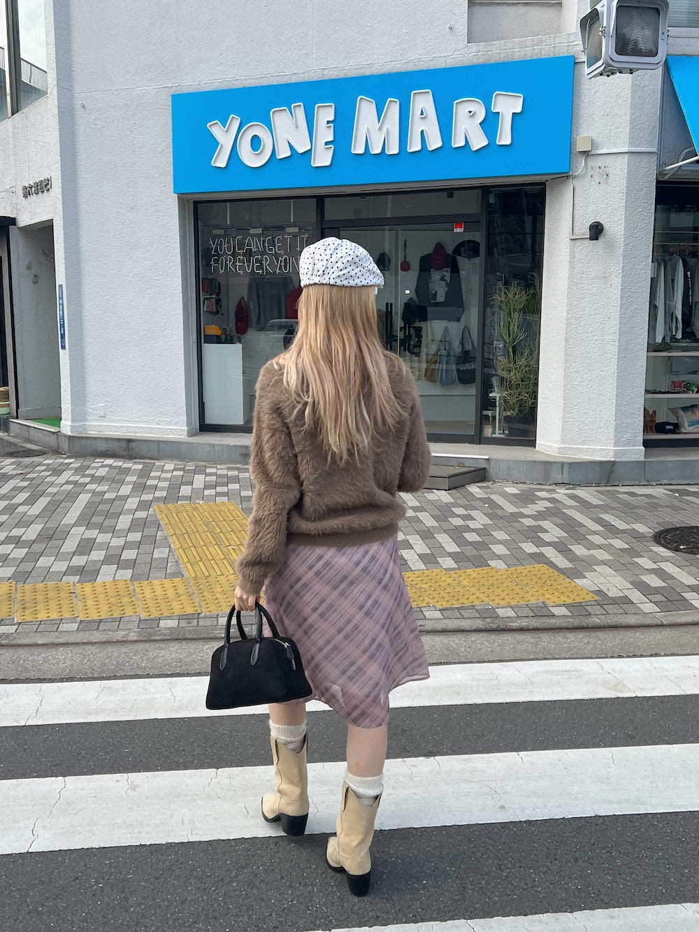 <SL2244658> ストラップヴィンテージシャギーニット
