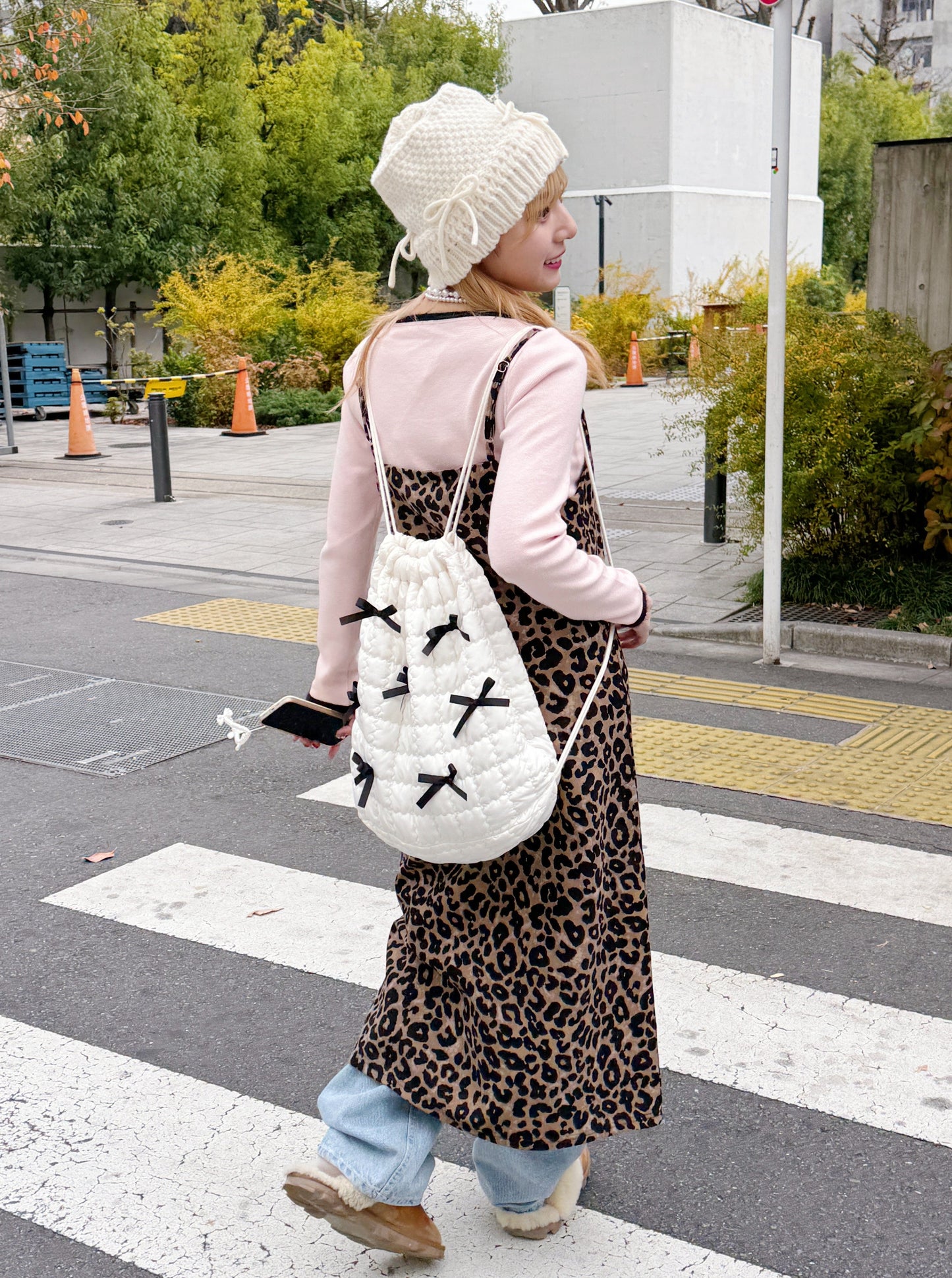 <SL5233603> リボンニットバケットハット
