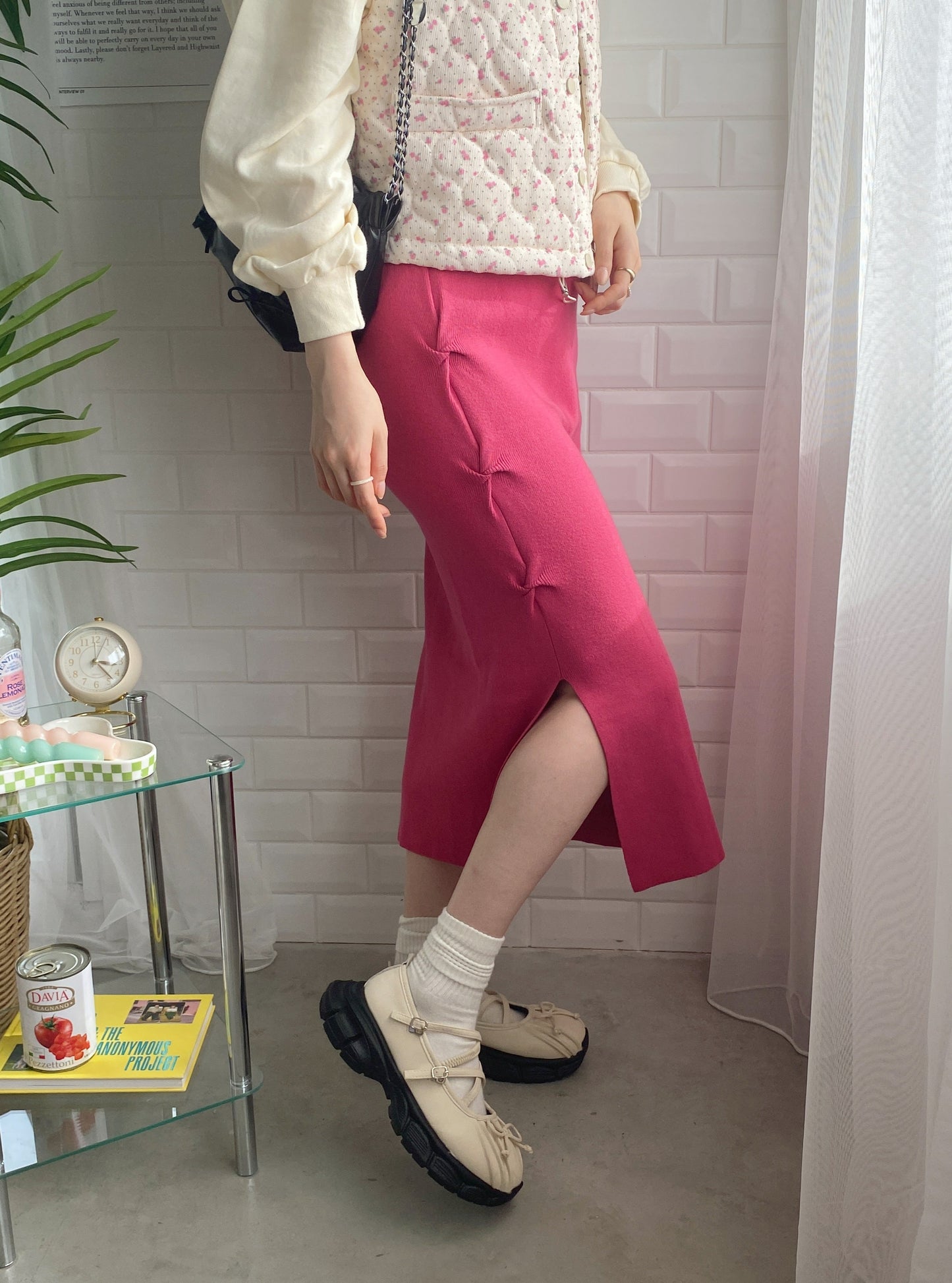 <SL2234603> ツイストニットスカート