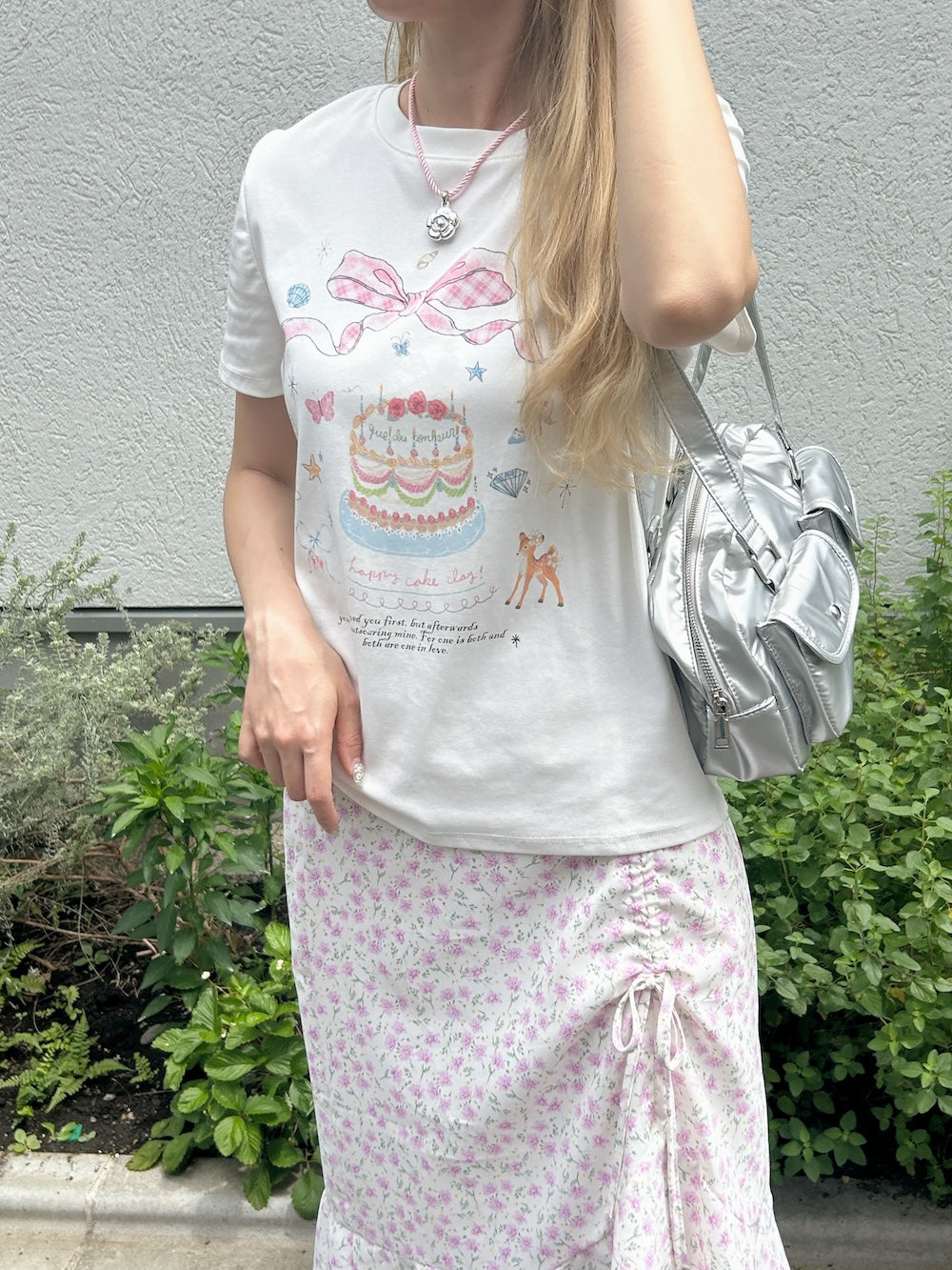 <SL2242674> 小花柄サイドドロストスカート