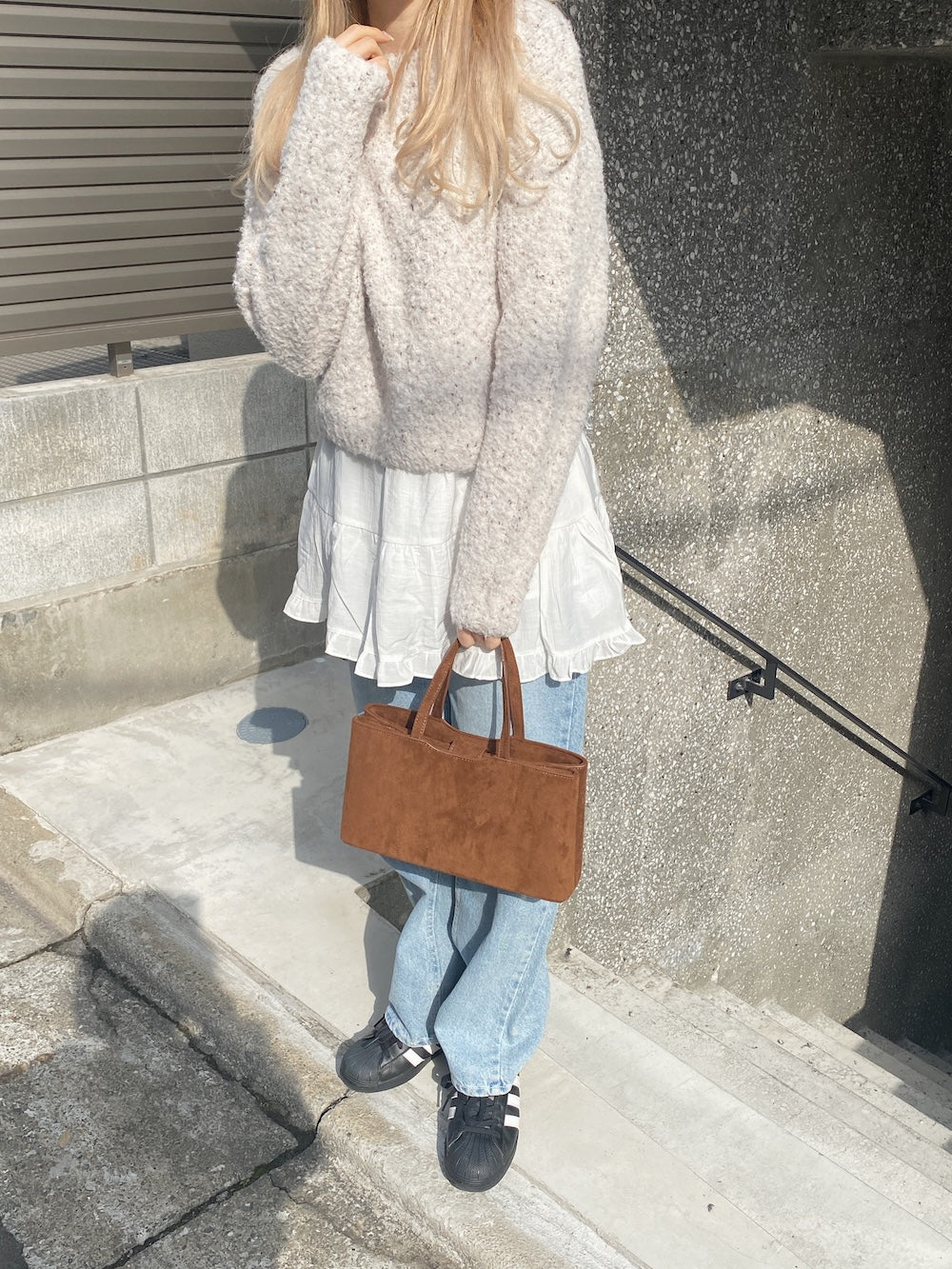 <SL2244642> マーブルチョコレートニット