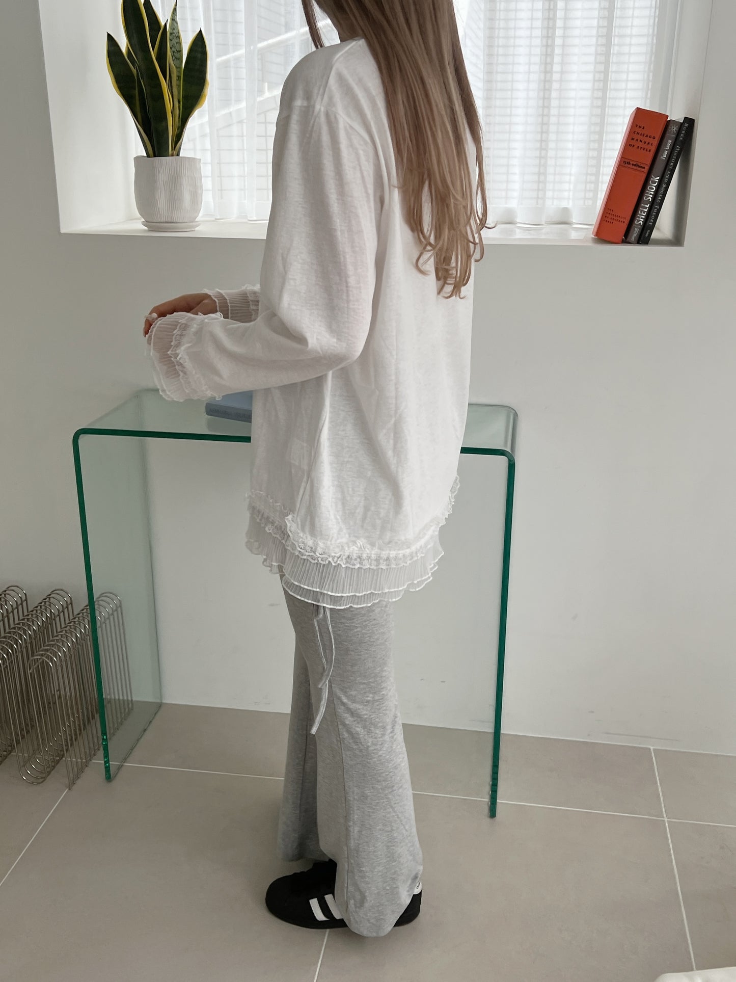 <SL2251638> レイヤードストレートパンツ