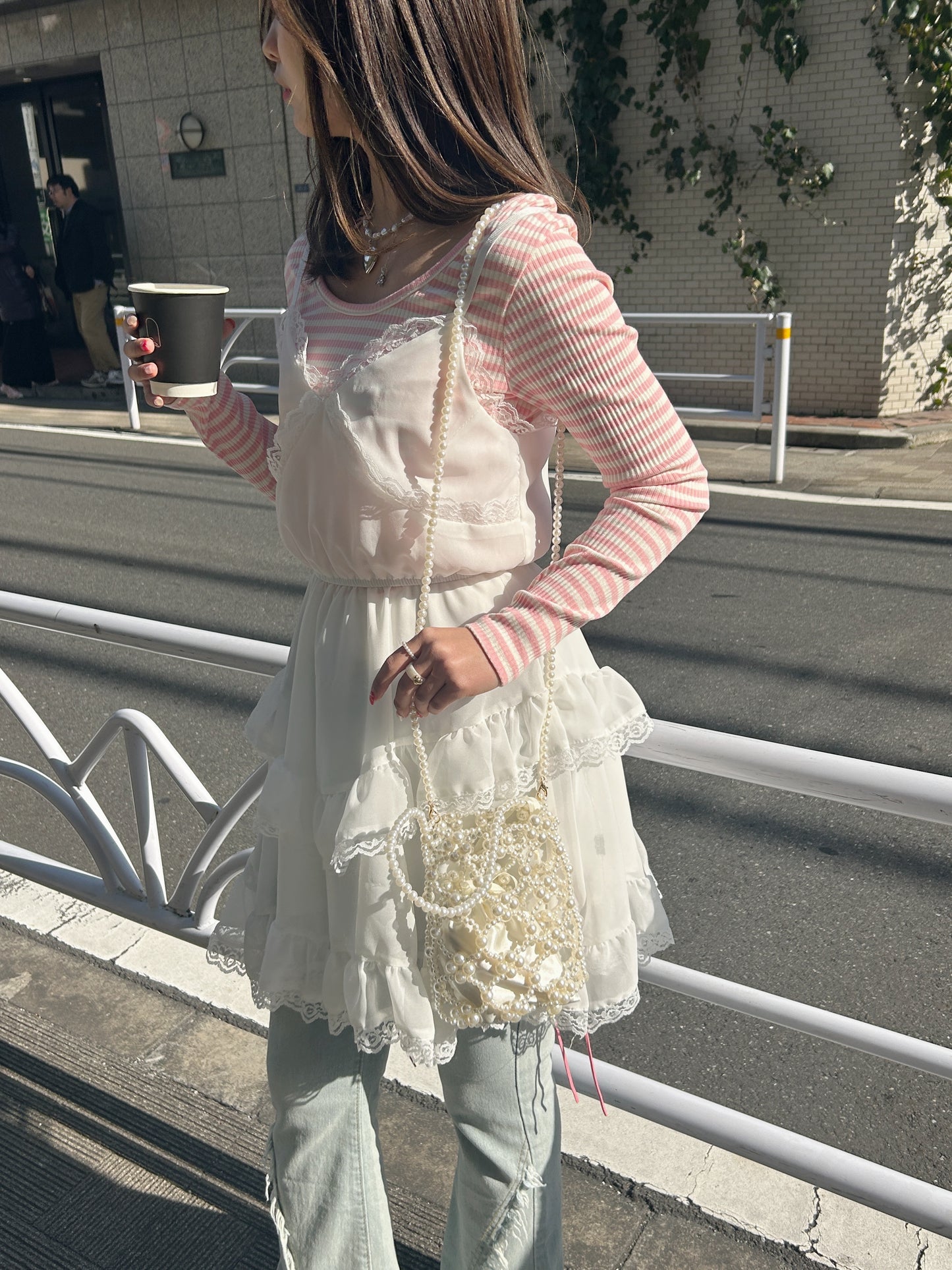 <SL1234604> 2wayビーズバッグ