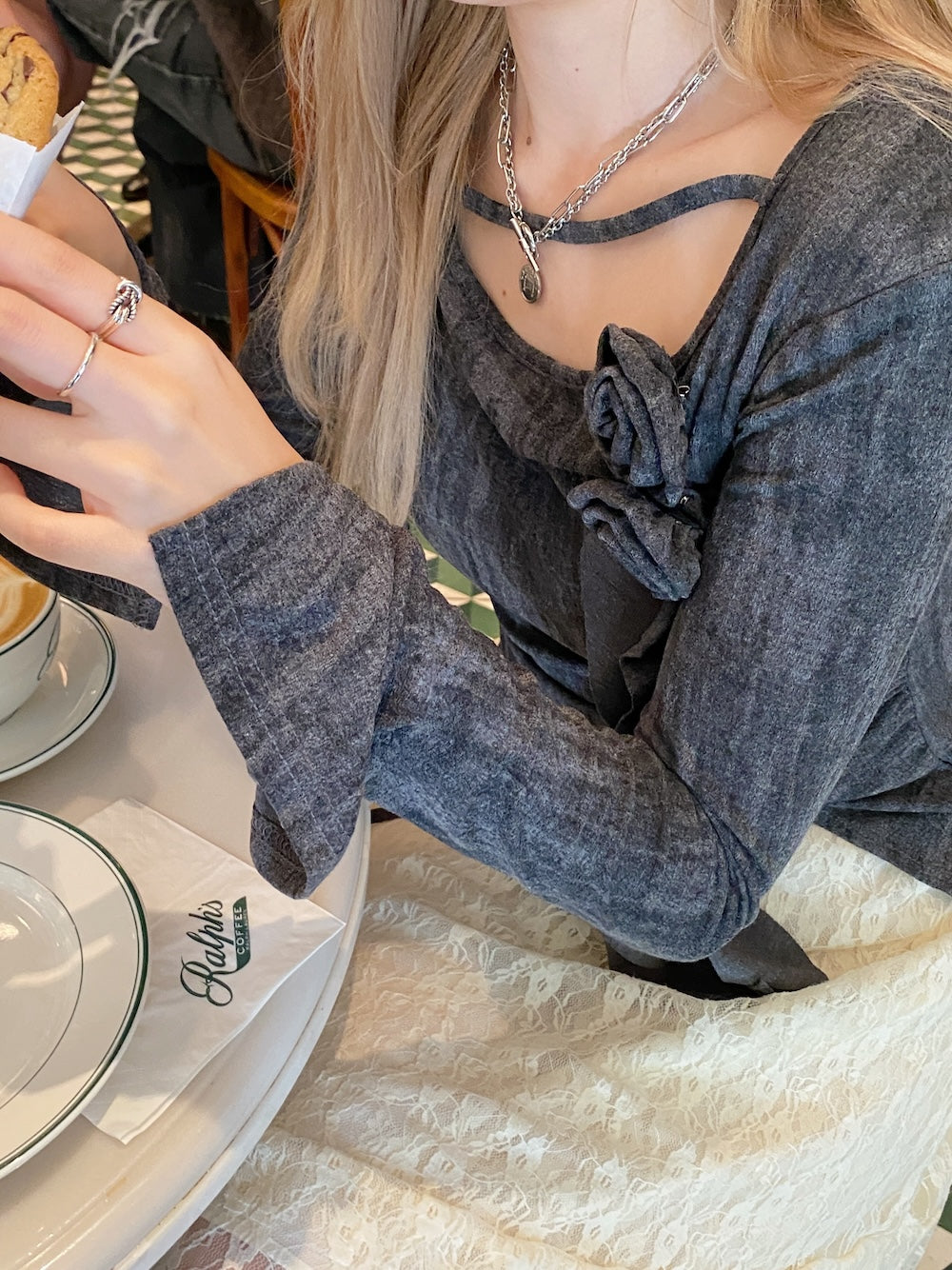 <SL2243683> y2k rose point tops