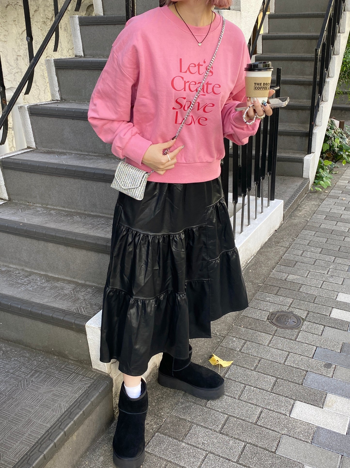 <SL2233689> レトロレタリングスウェット