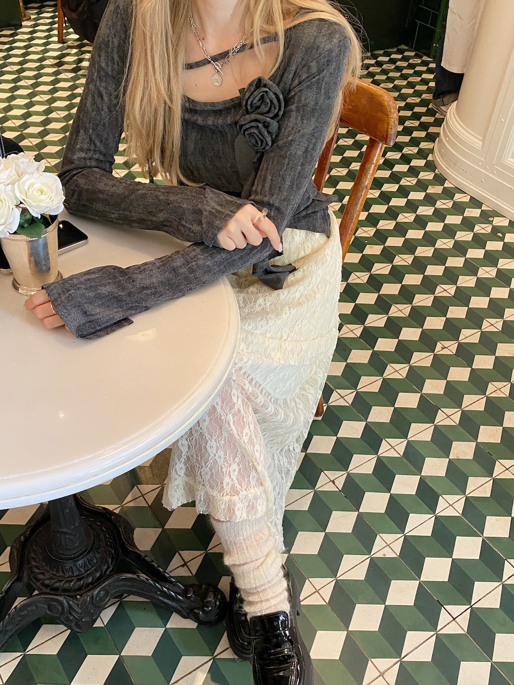 <SL2243683> y2k rose point tops