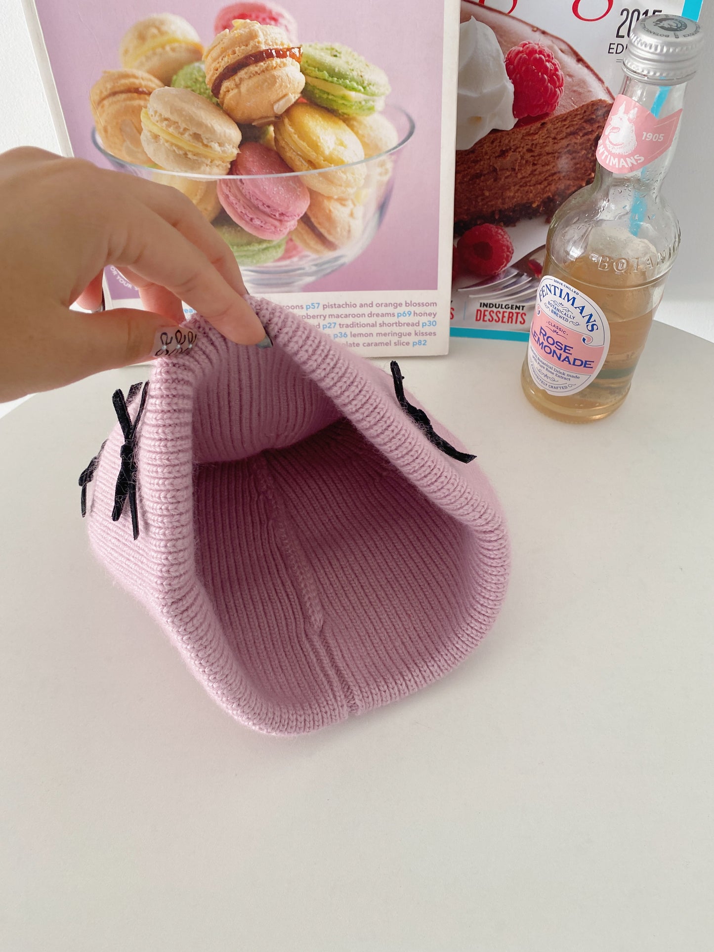 <SL5233604> リボンニットビーニー