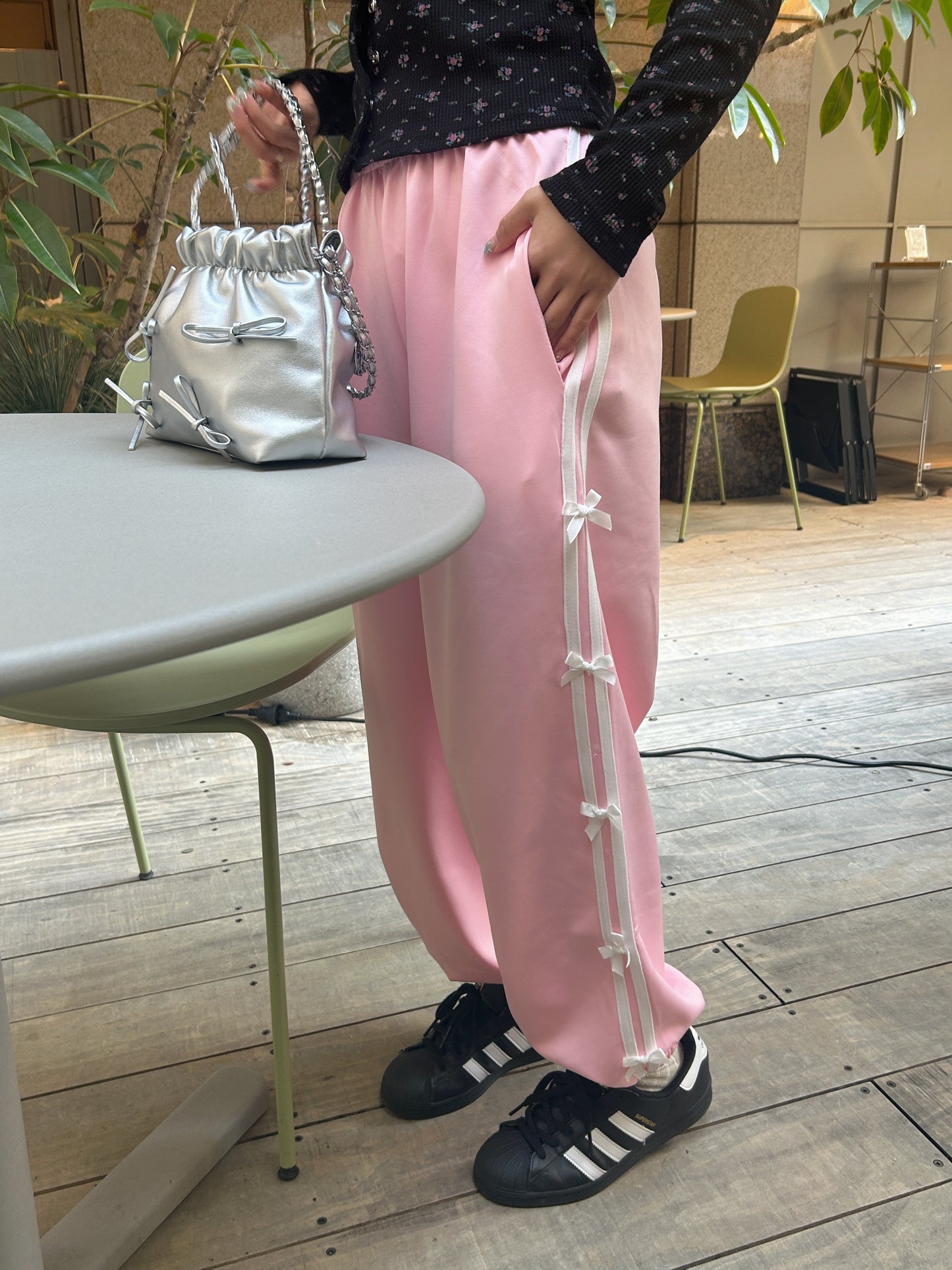<SL2234623> リボンラインジョガーパンツ※動画あり