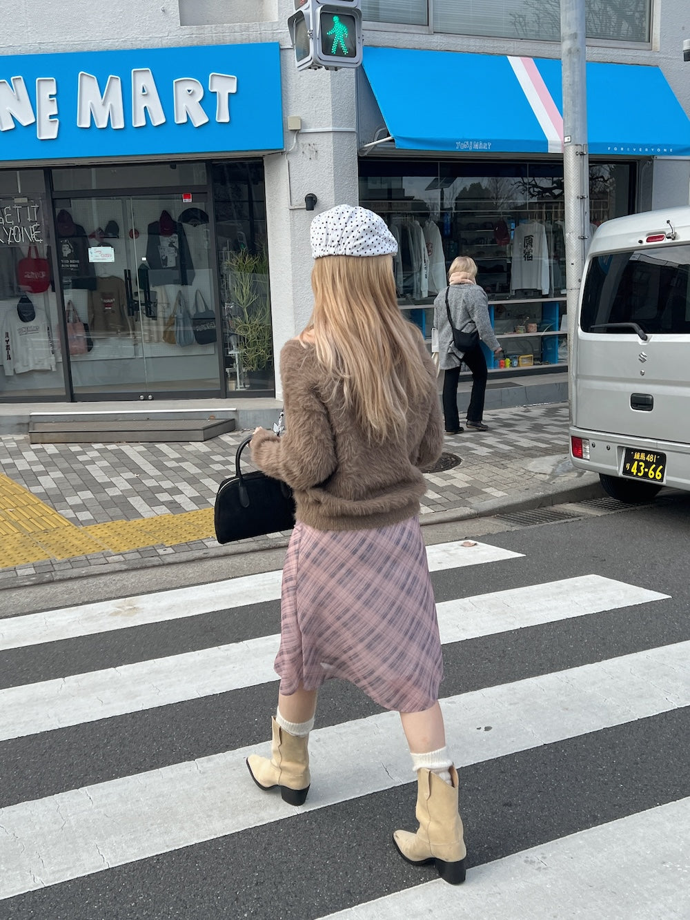 <SL2244658> ストラップヴィンテージシャギーニット