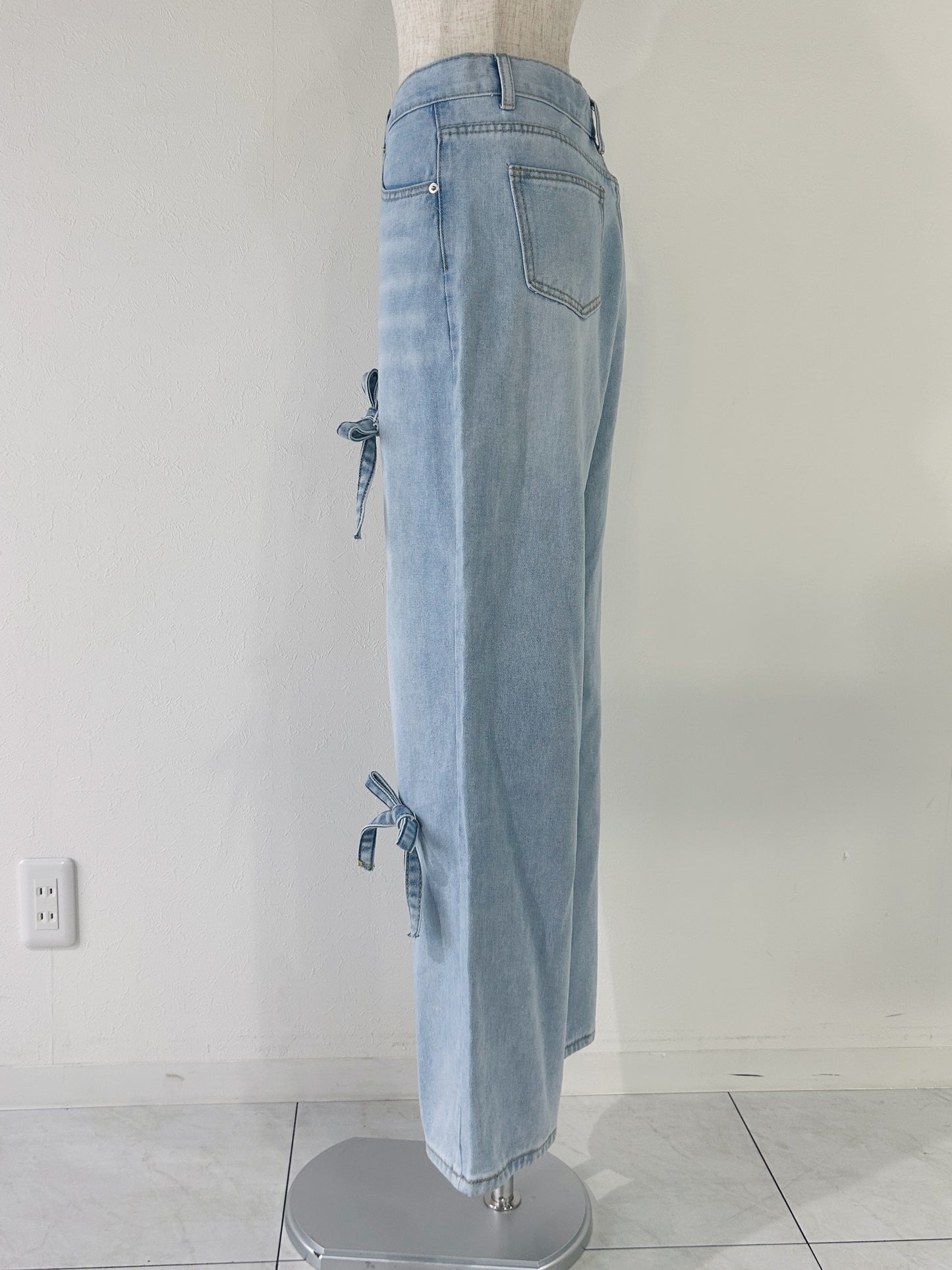 <SL2234658> ribbon point denim