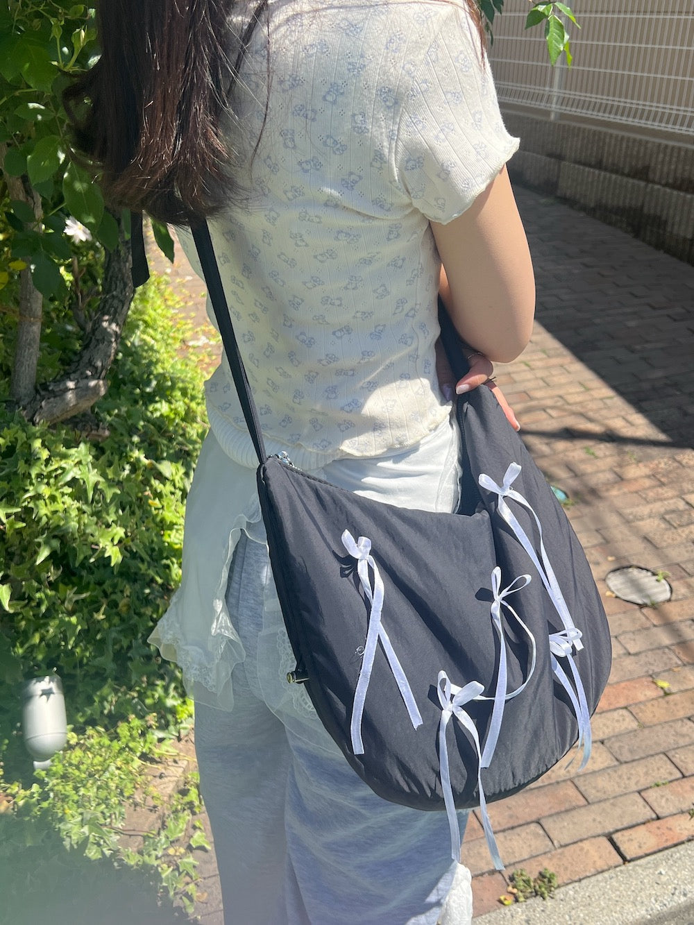 <SL1241603> リボンショルダーバッグ