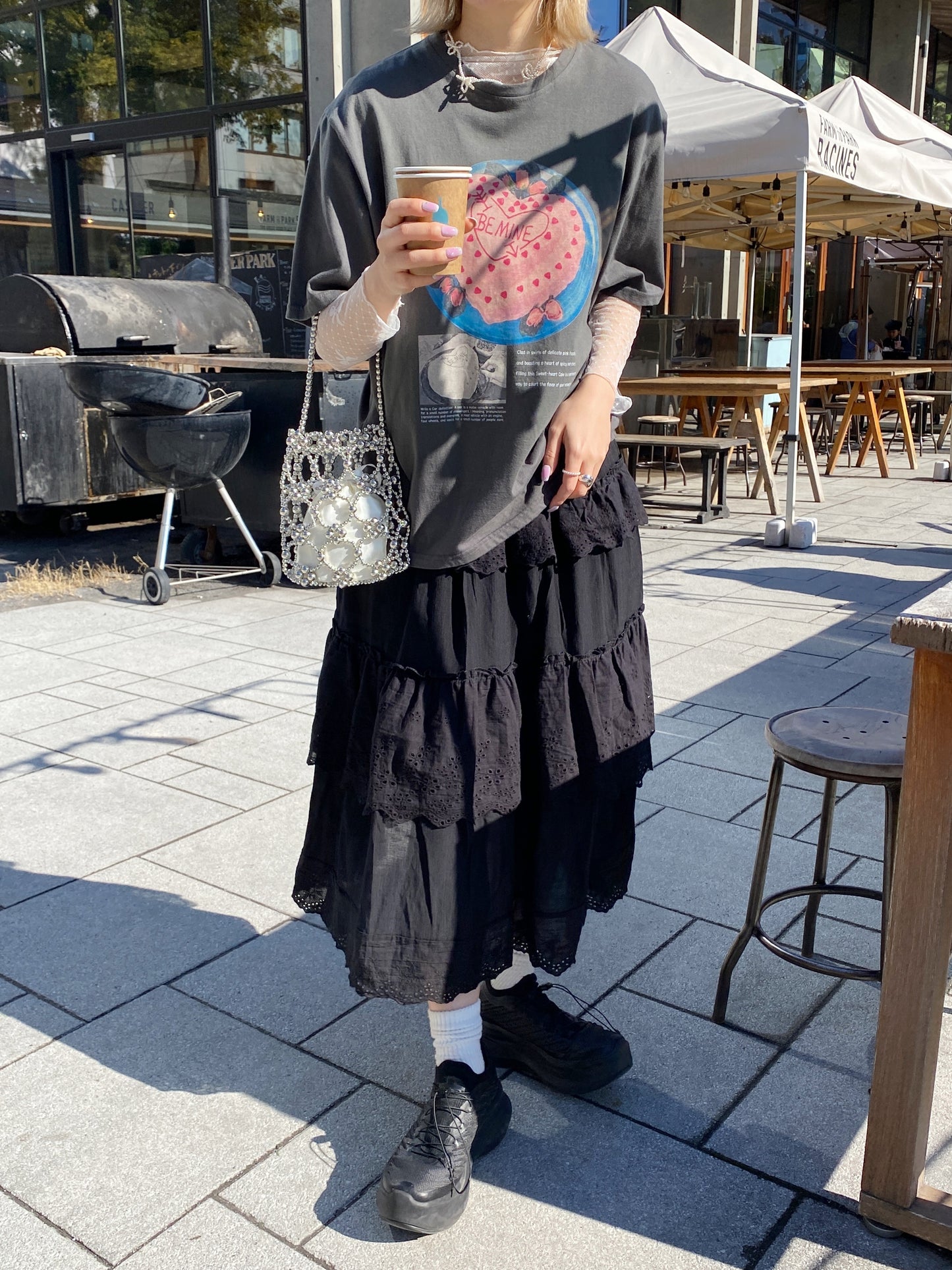 <SL2234659> ファンシーティアードスカート