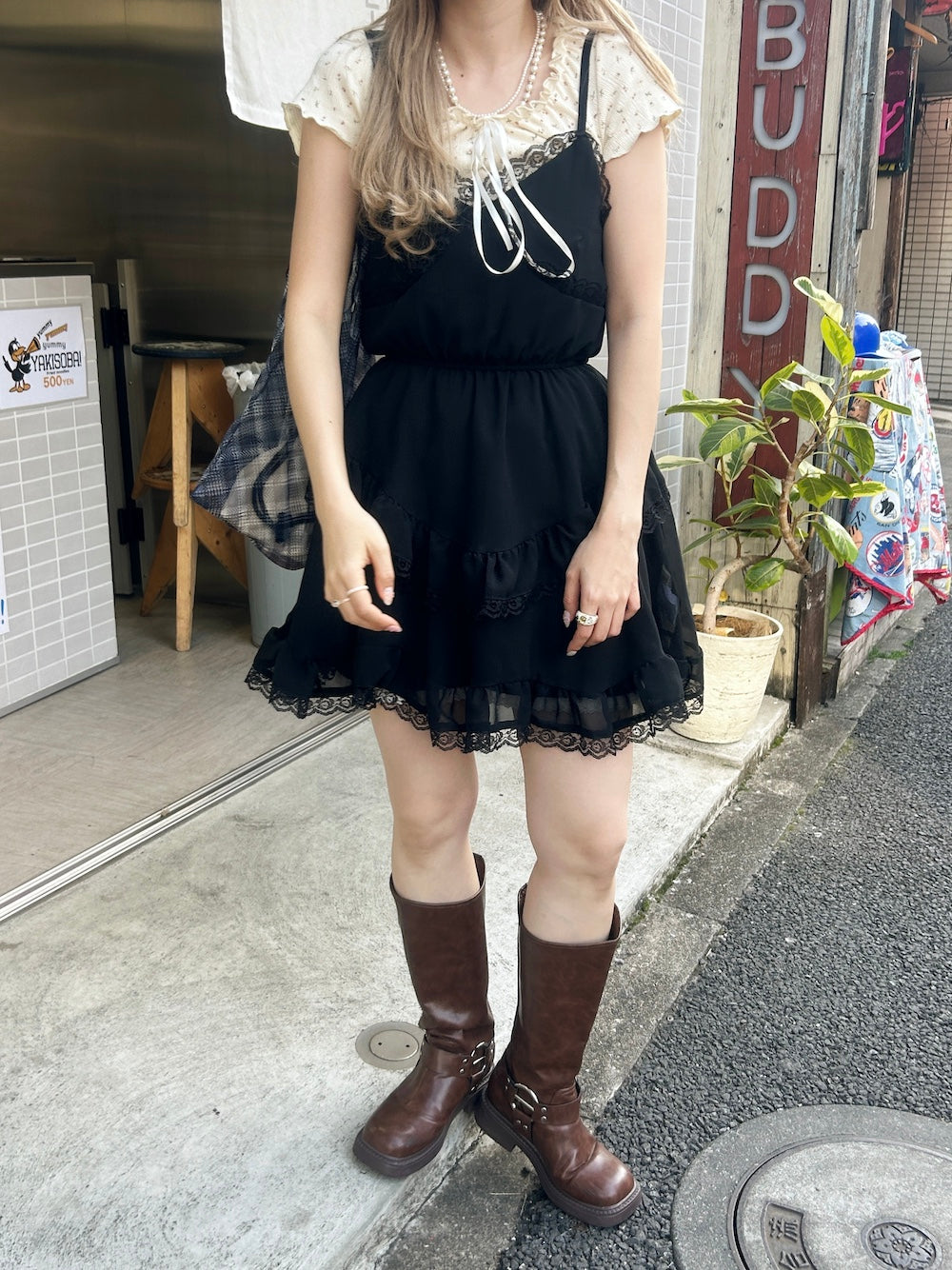 <SL2234631> フリルミニワンピース