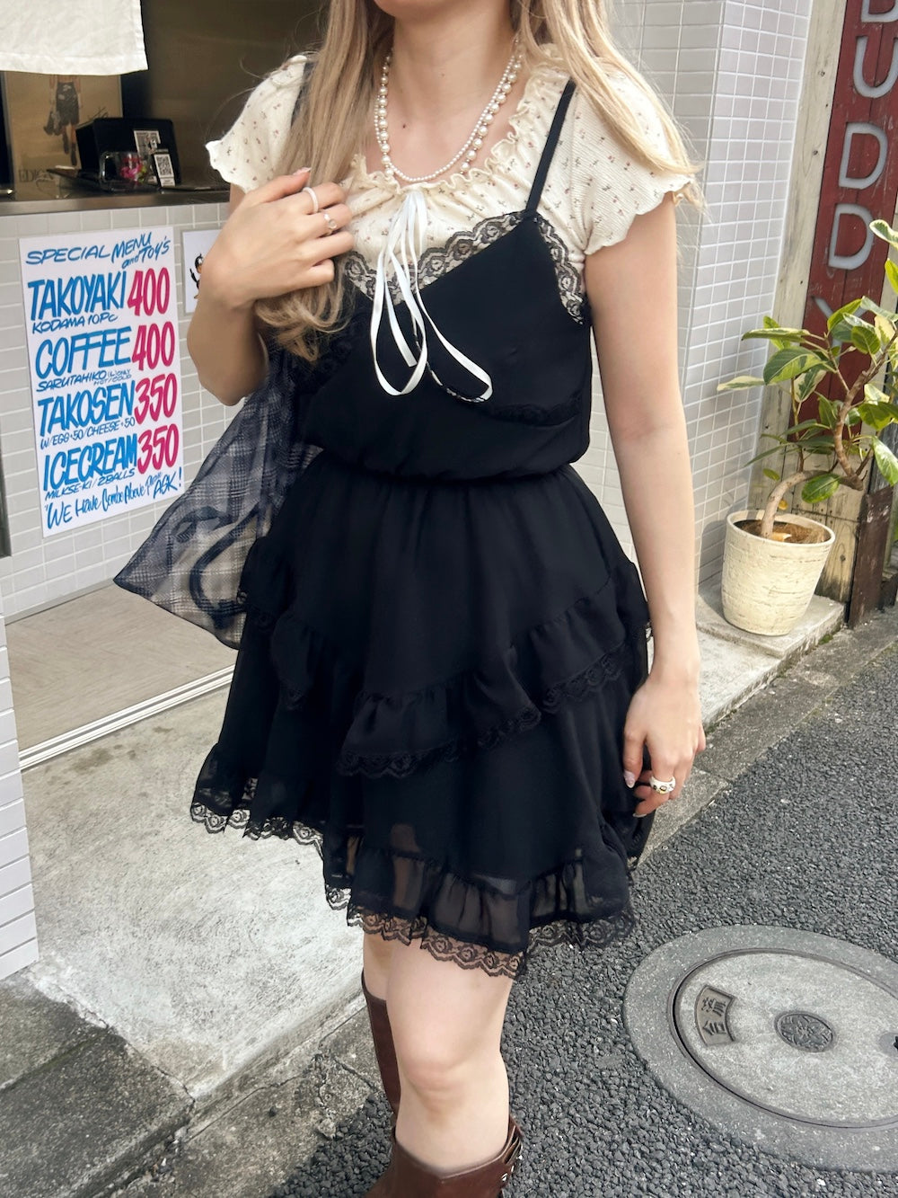 <SL2234631> フリルミニワンピース