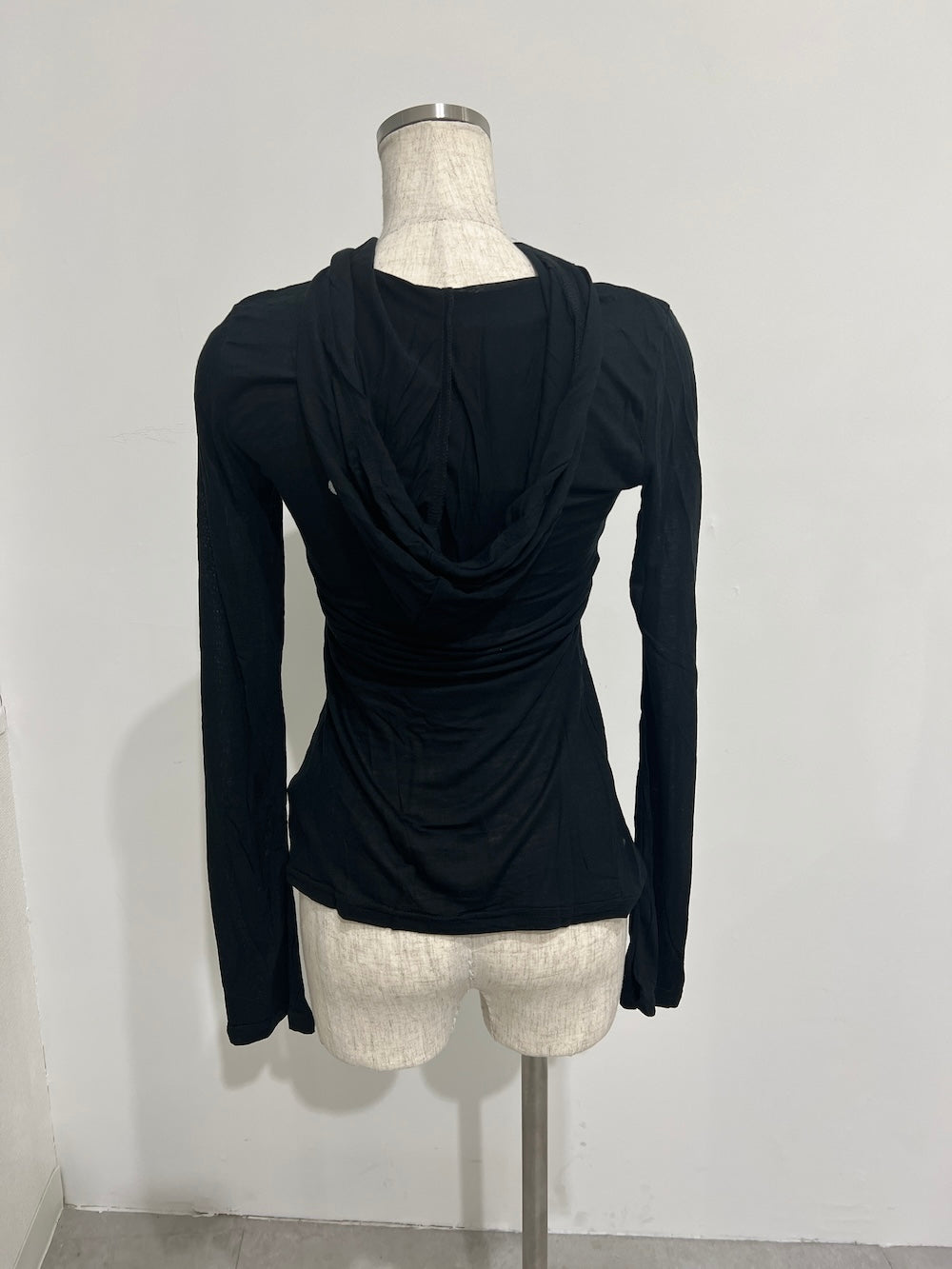 <QU2243202> バックロゴフーディーカーディガン